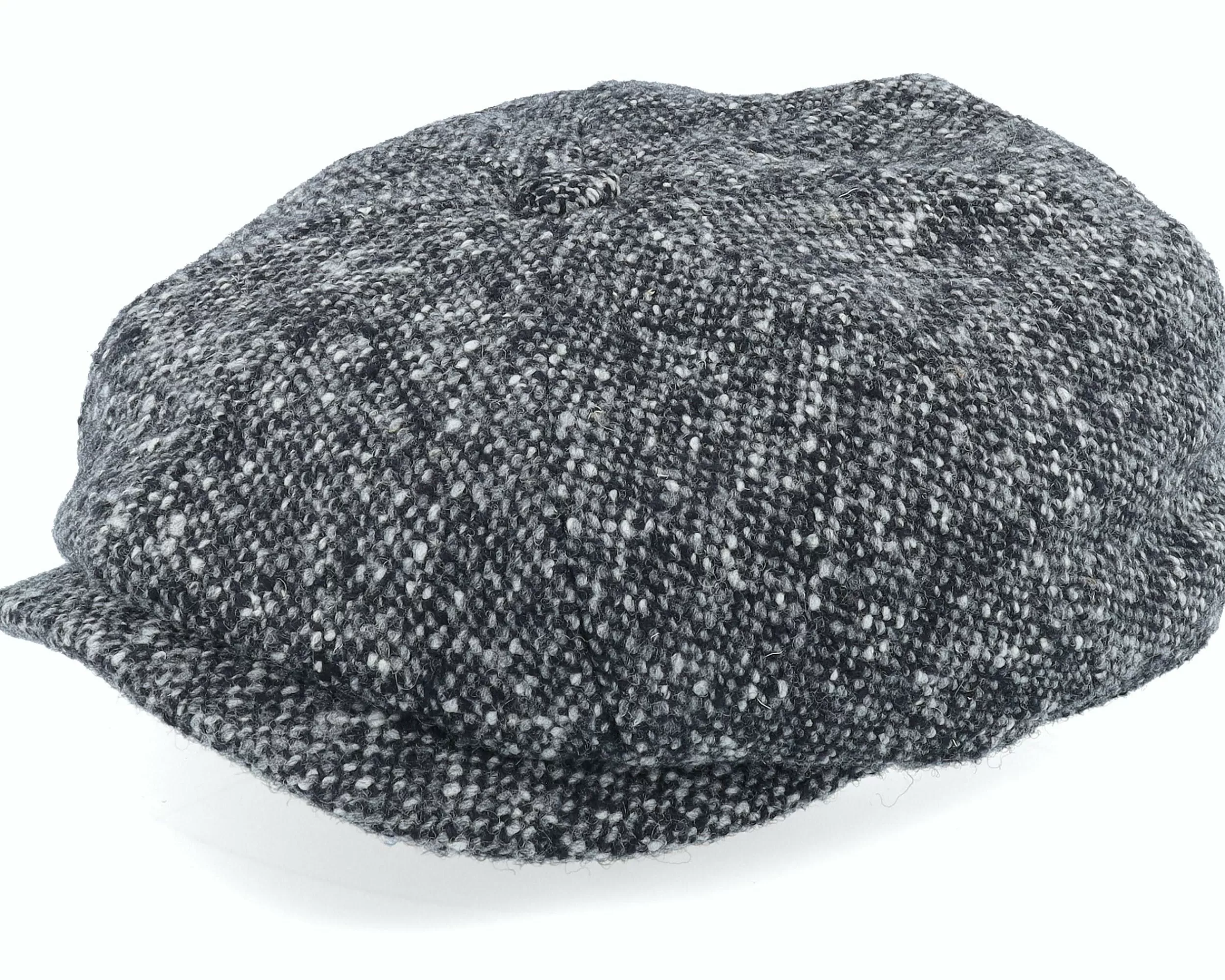 Stetson Hatteras Donegal Grey Flat Cap - -Unisex Flat Caps