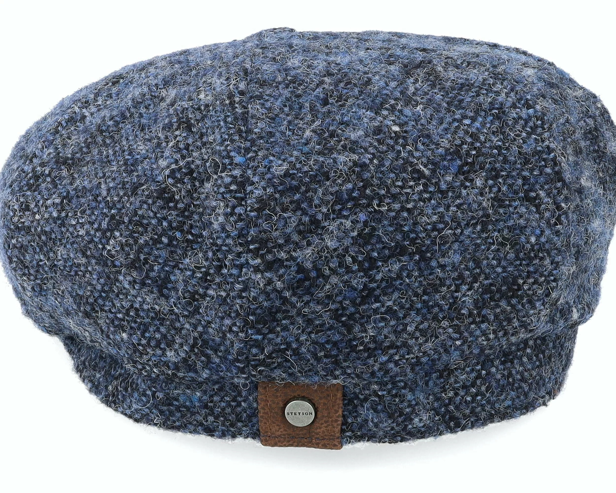 Stetson Hatteras Donegal Navy Flat Cap - -Unisex Flat Caps