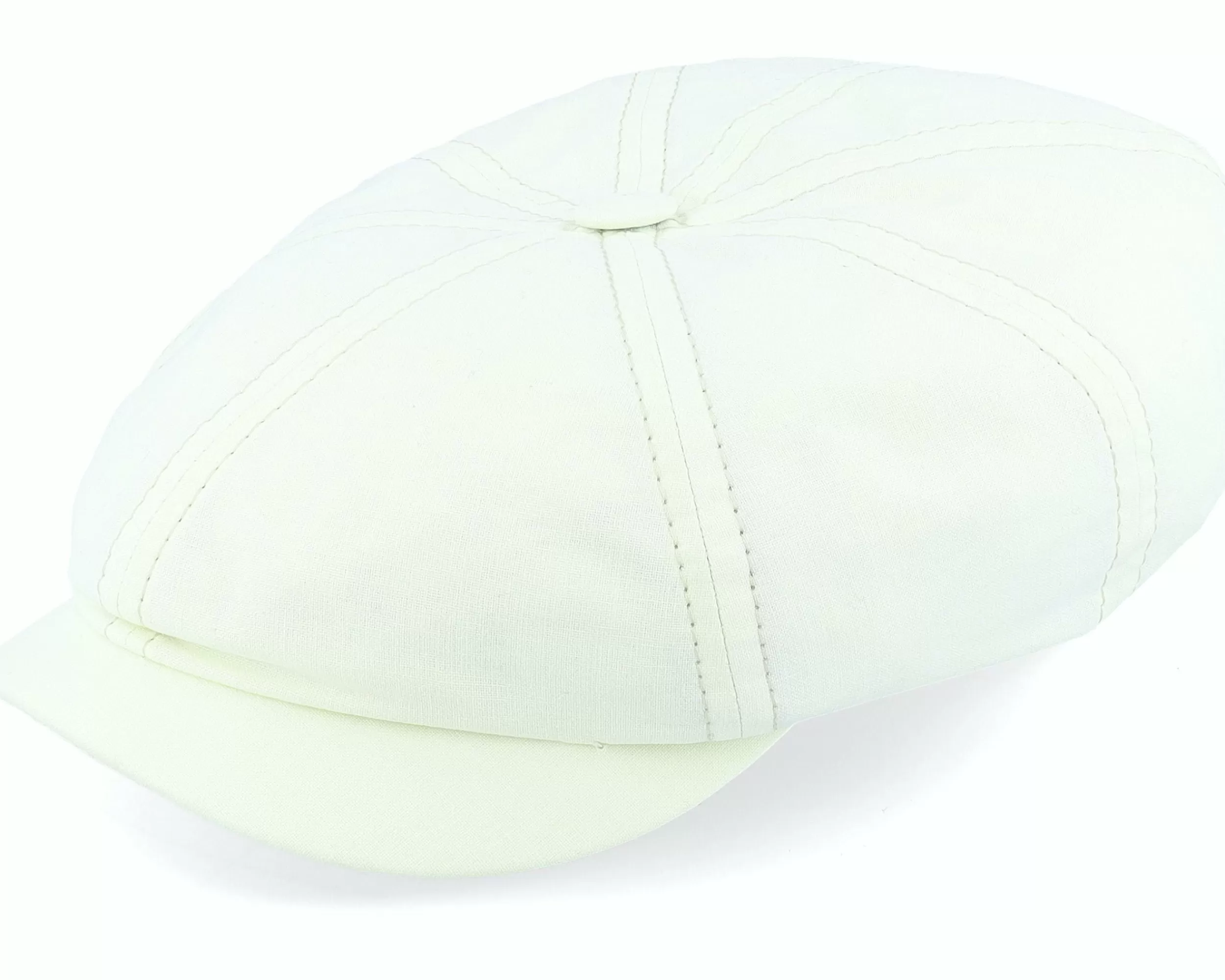 Stetson Hatteras Organic Cotton Sustainable Yellow Flatcap - -Unisex Flat Caps