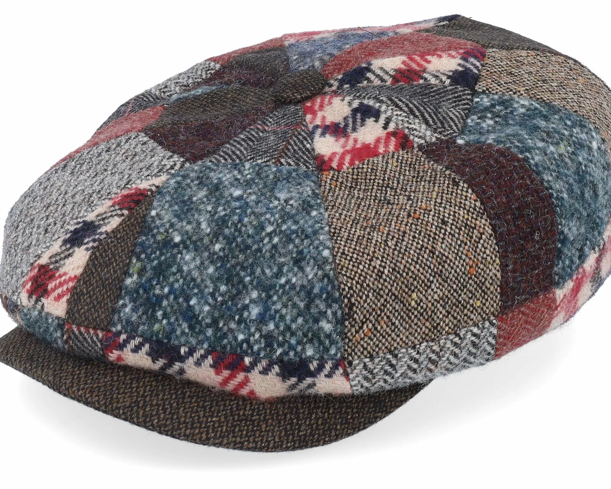 Stetson Hatteras Patchwork Multi Flat Cap - -Unisex Flat Caps