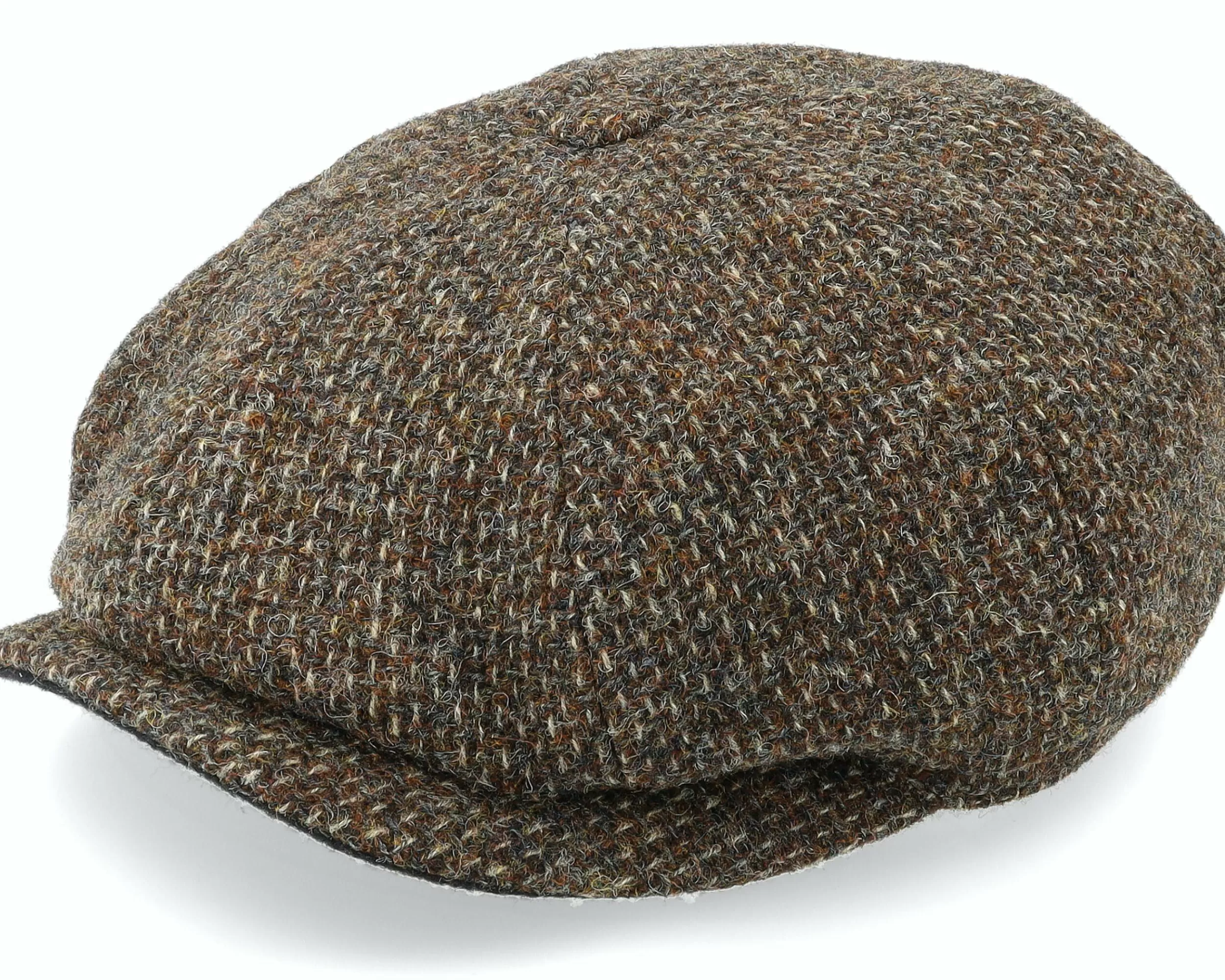 Stetson Hatteras Wool Brown Flat Cap - -Unisex Flat Caps