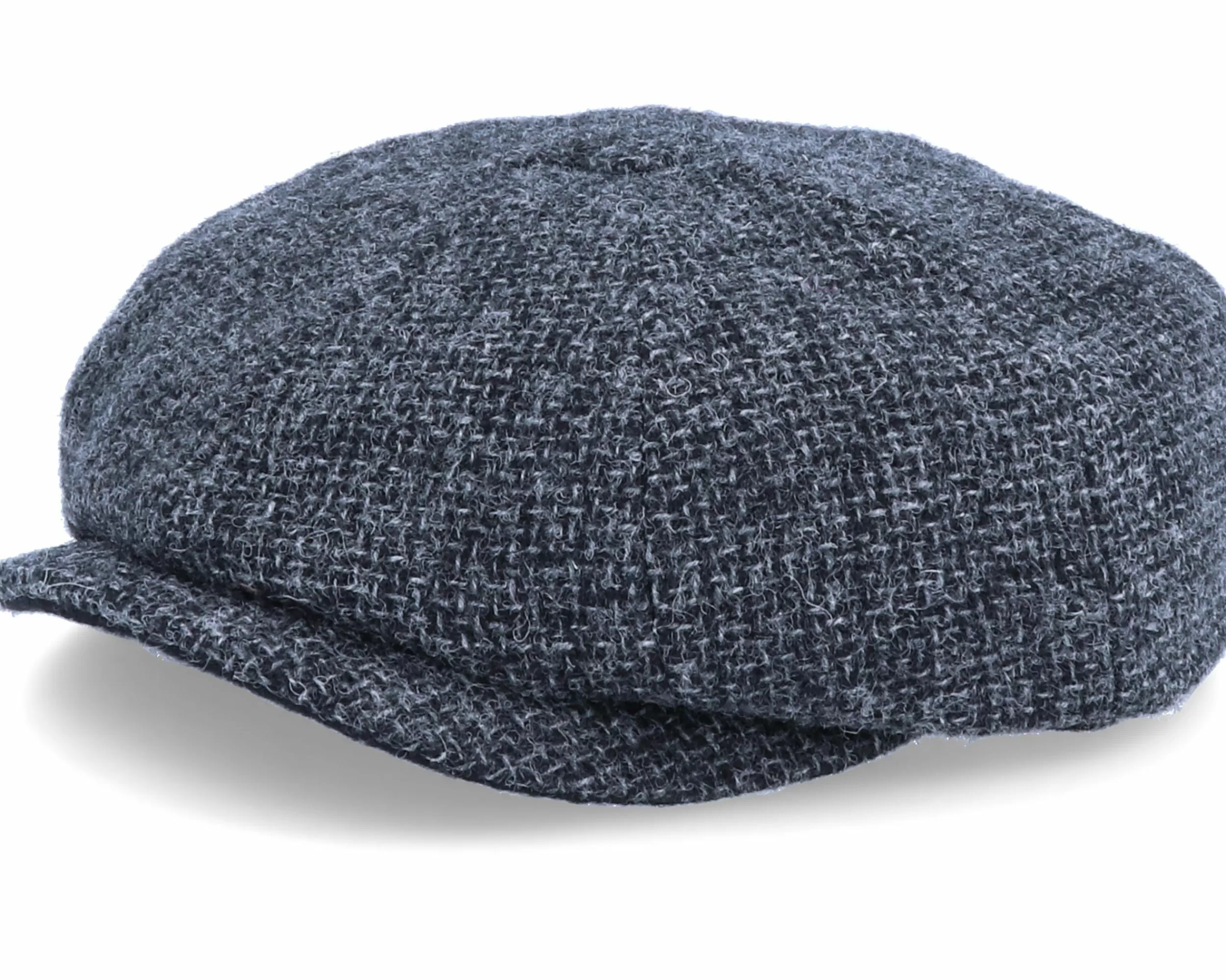 Stetson Hatteras Wool Heather Black Flat Cap - -Unisex Flat Caps