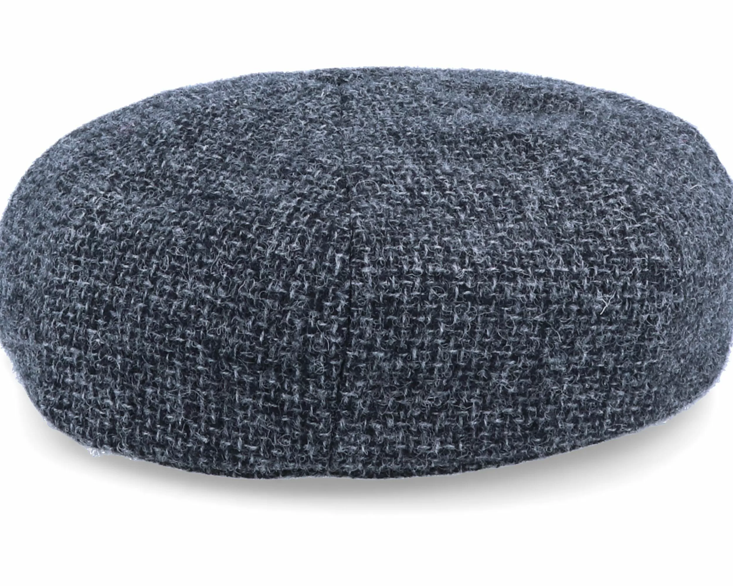 Stetson Hatteras Wool Heather Black Flat Cap - -Unisex Flat Caps