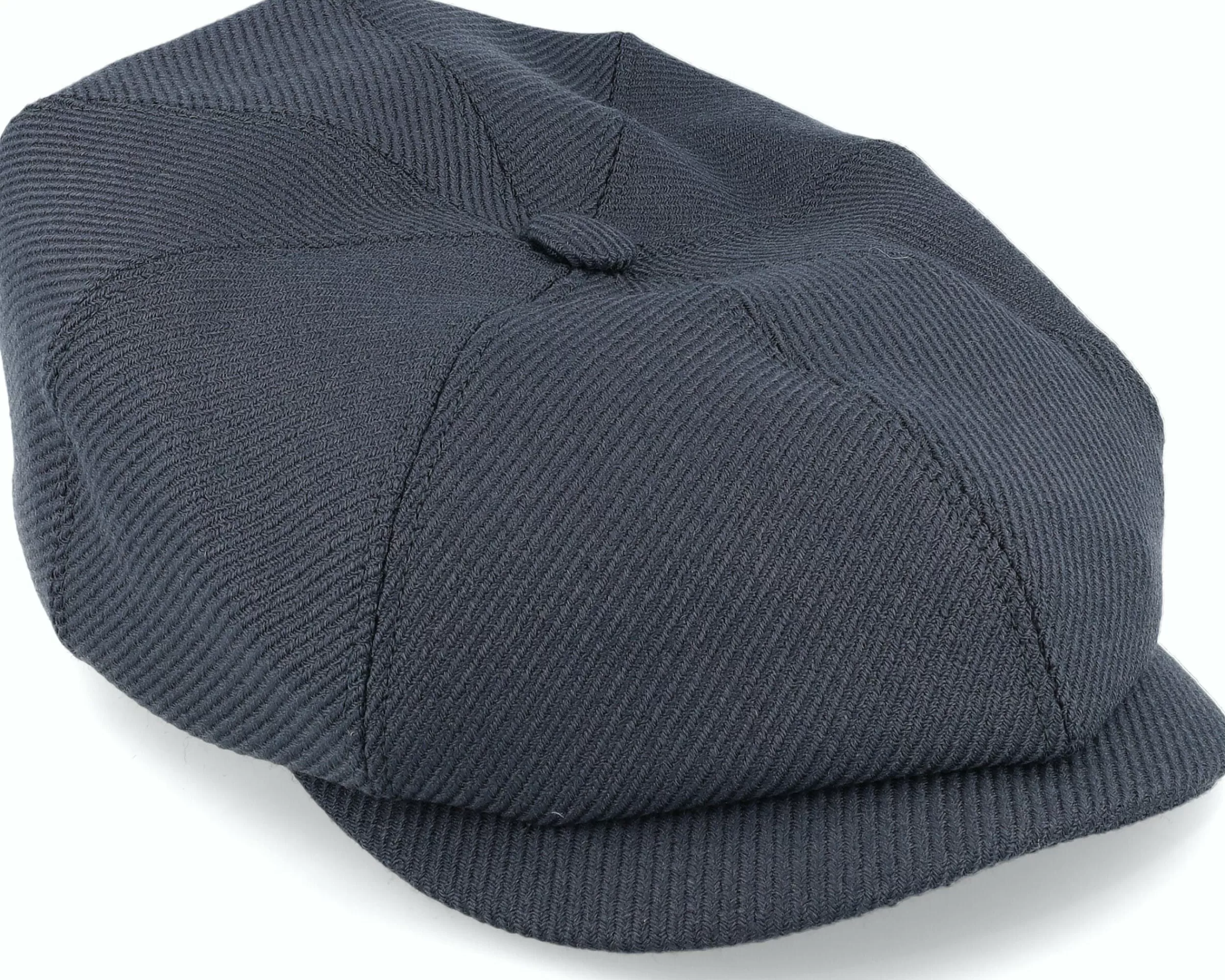 Stetson Hatteras Wool Twill Charcoal Flat Cap - -Unisex Flat Caps