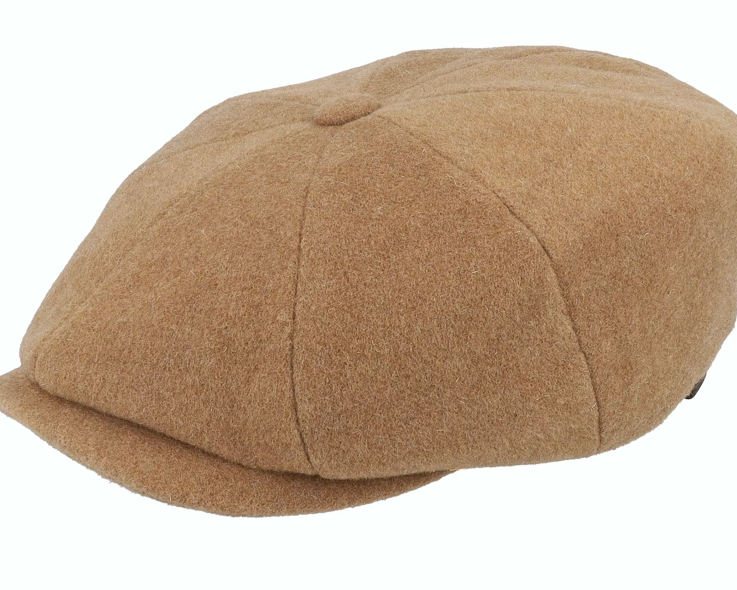 Stetson Hatteras Wool/Cashmere Camel Flatcap - -Unisex Flat Caps