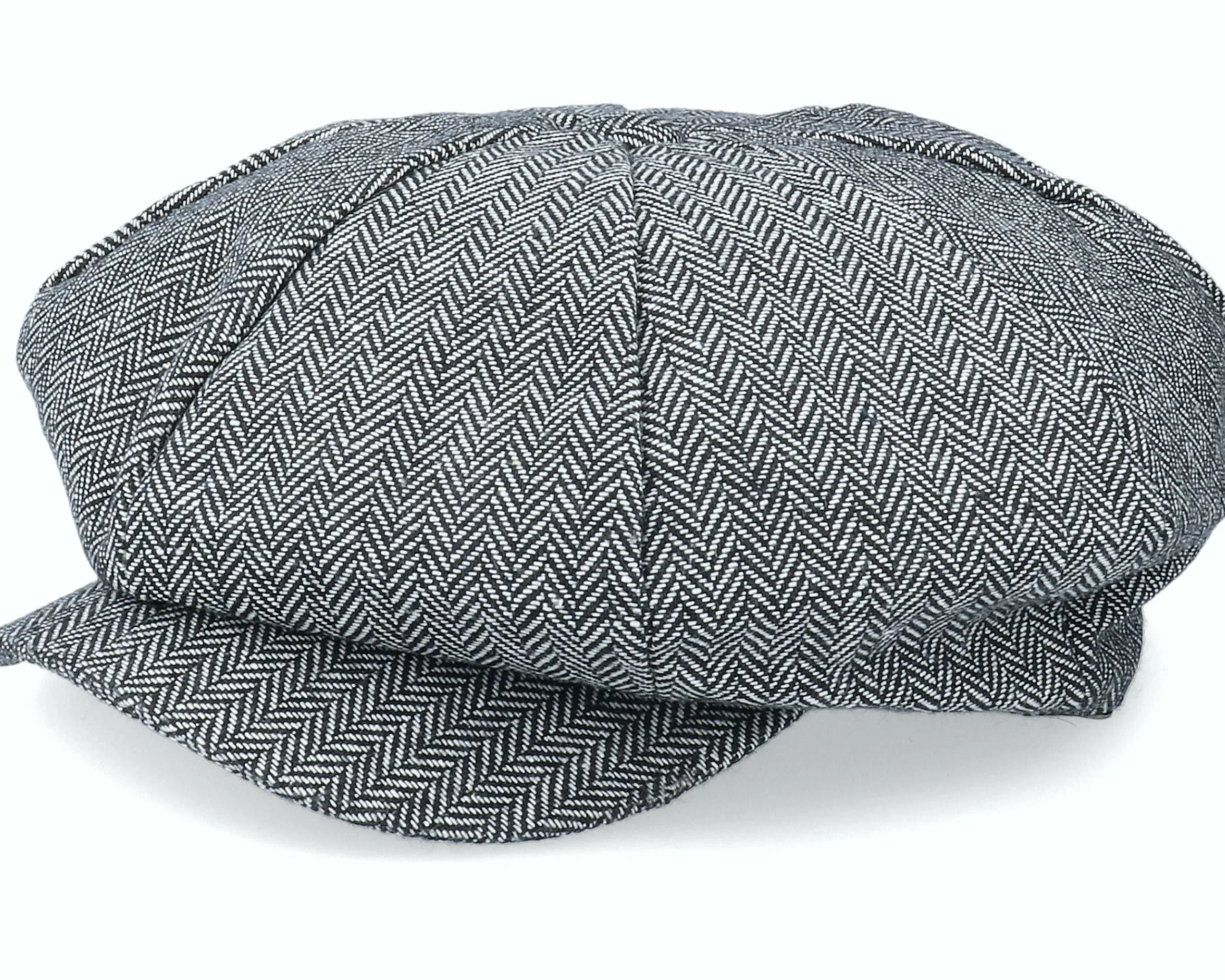 Jaxon & James Herringbone Big Apple Grey Flat Cap - -Unisex Flat Caps