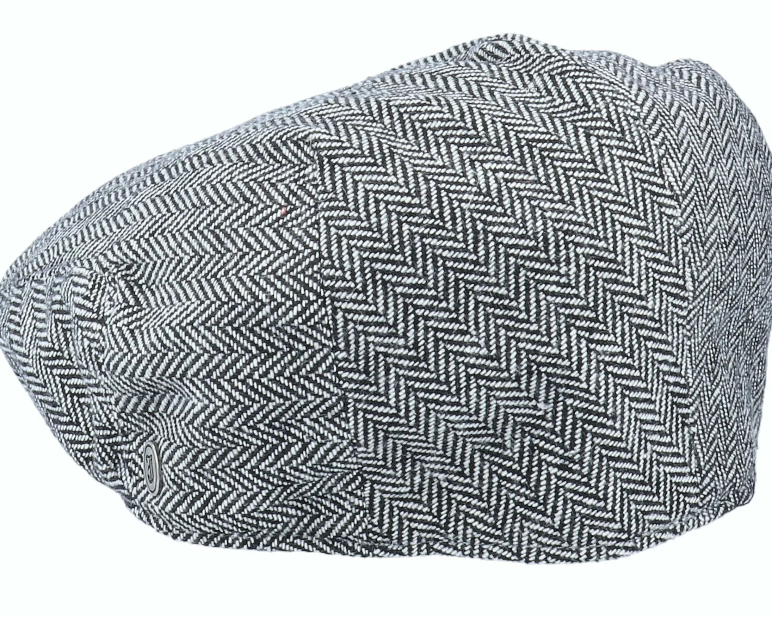 Jaxon & James Herringbone Grey Flat Cap - -Unisex Flat Caps