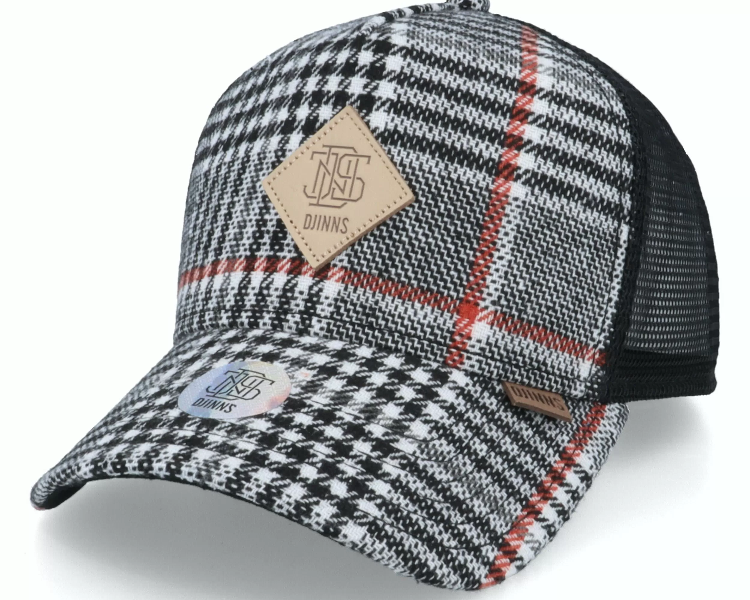 Djinns Hft Check Tweed Black Trucker - -Unisex Trucker