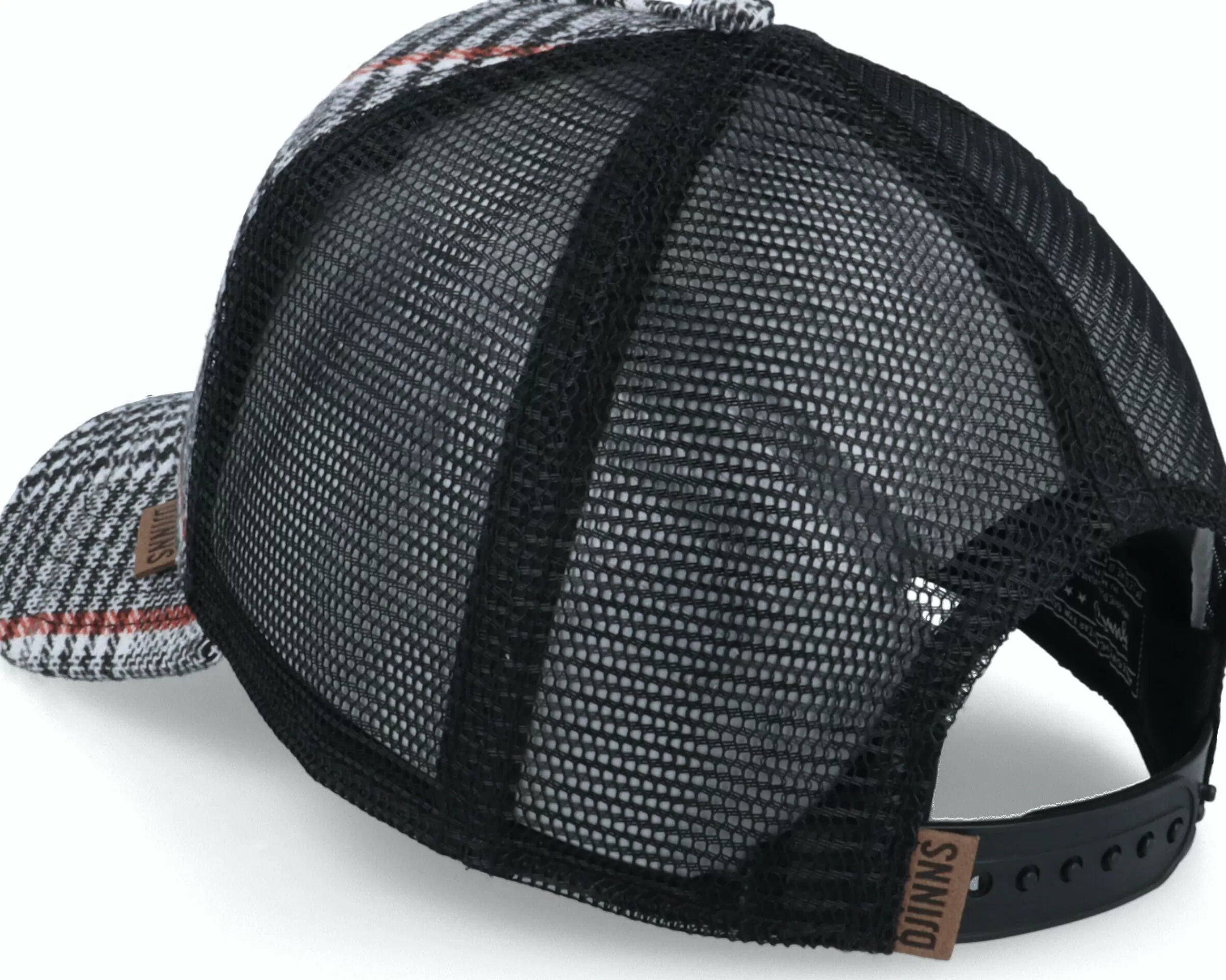 Djinns Hft Check Tweed Black Trucker - -Unisex Trucker