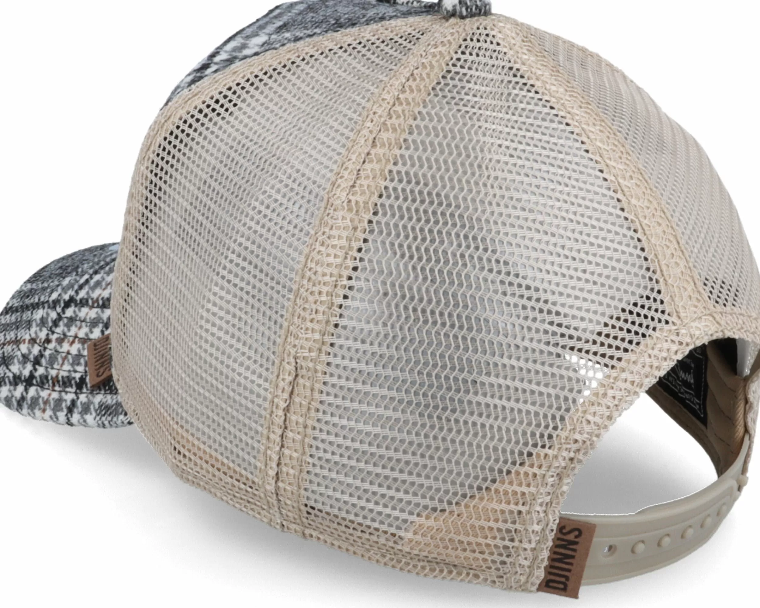 Djinns Hft Check Tweed Camel Trucker - -Unisex Trucker