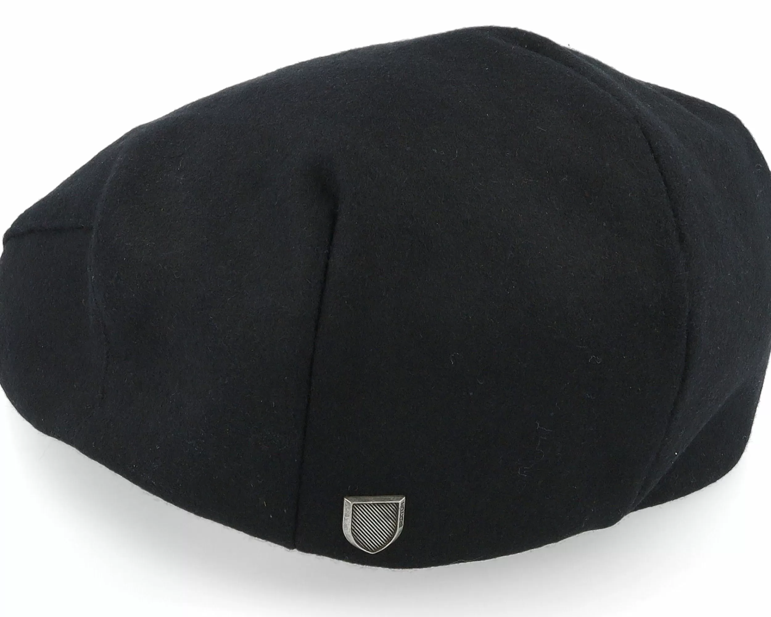 Brixton Hooligan Baggy Reserve Snap Black Flat Cap - -Unisex Flat Caps