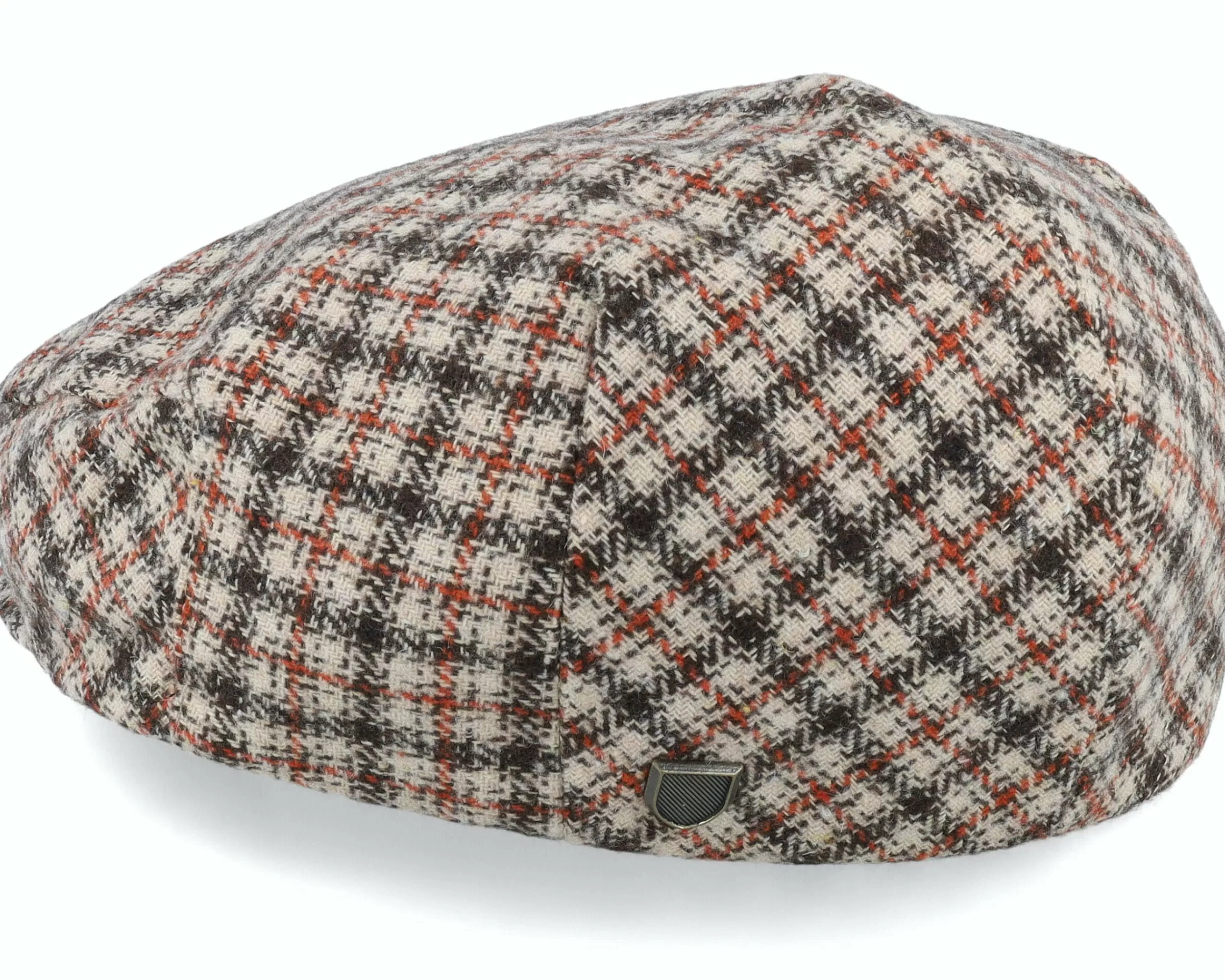 Brixton Hooligan Lw X Sand/Dark Earth/Paradise Orange Snap Cap - -Unisex Flat Caps