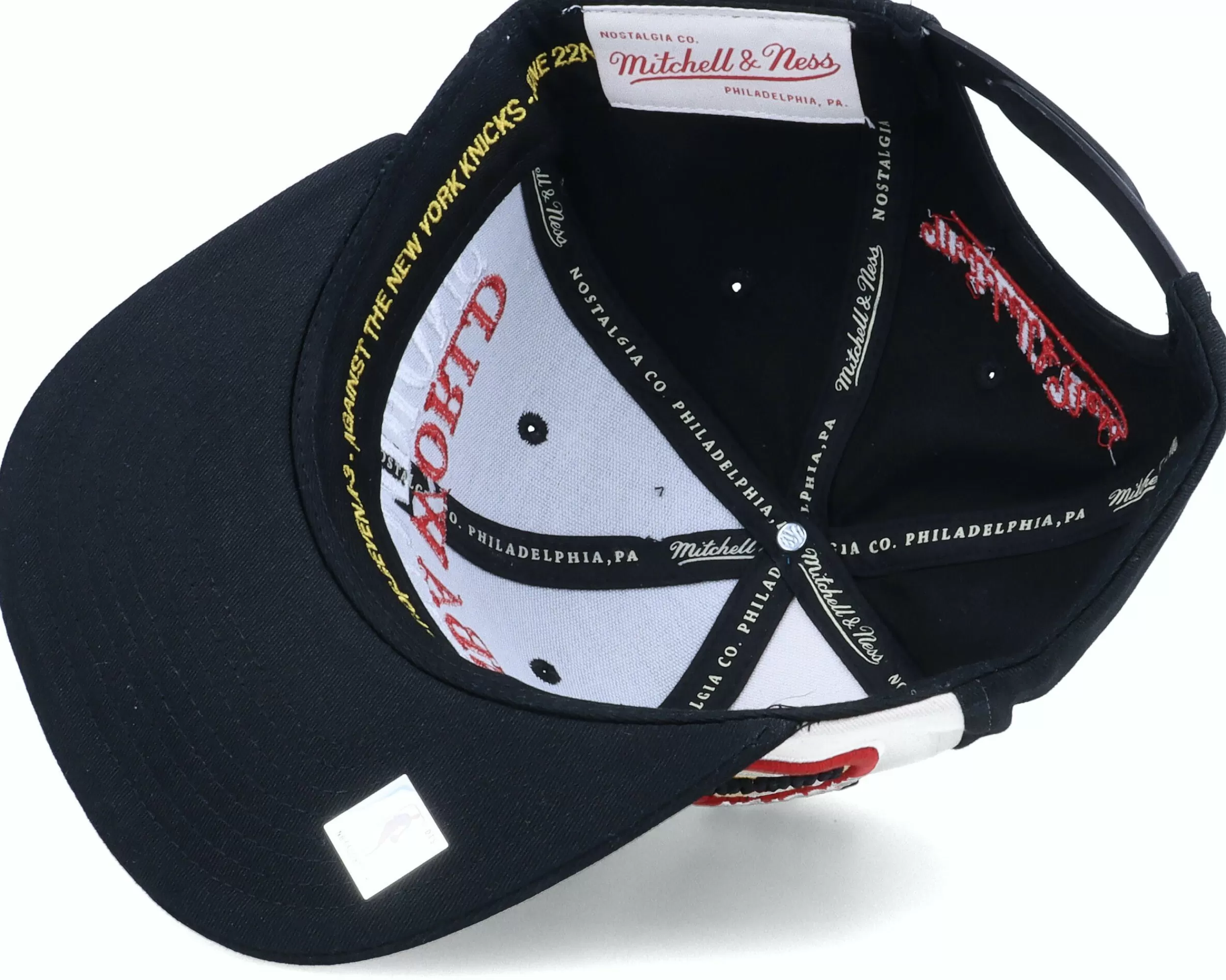 Mitchell & Ness Houston Rockets 75Th Canal World Champ Hwc Black Snapback - -Unisex Snapback