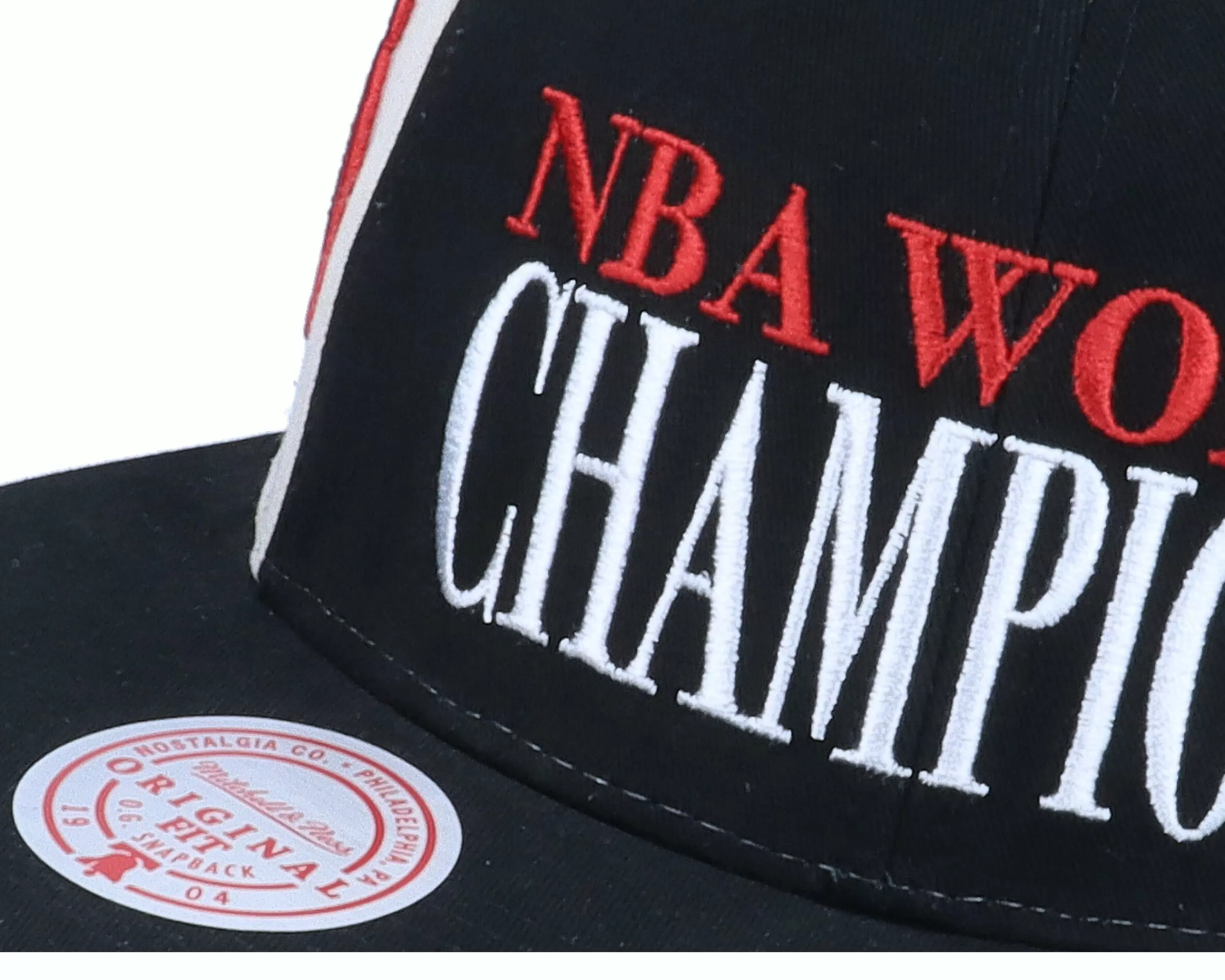 Mitchell & Ness Houston Rockets 75Th Canal World Champ Hwc Black Snapback - -Unisex Snapback