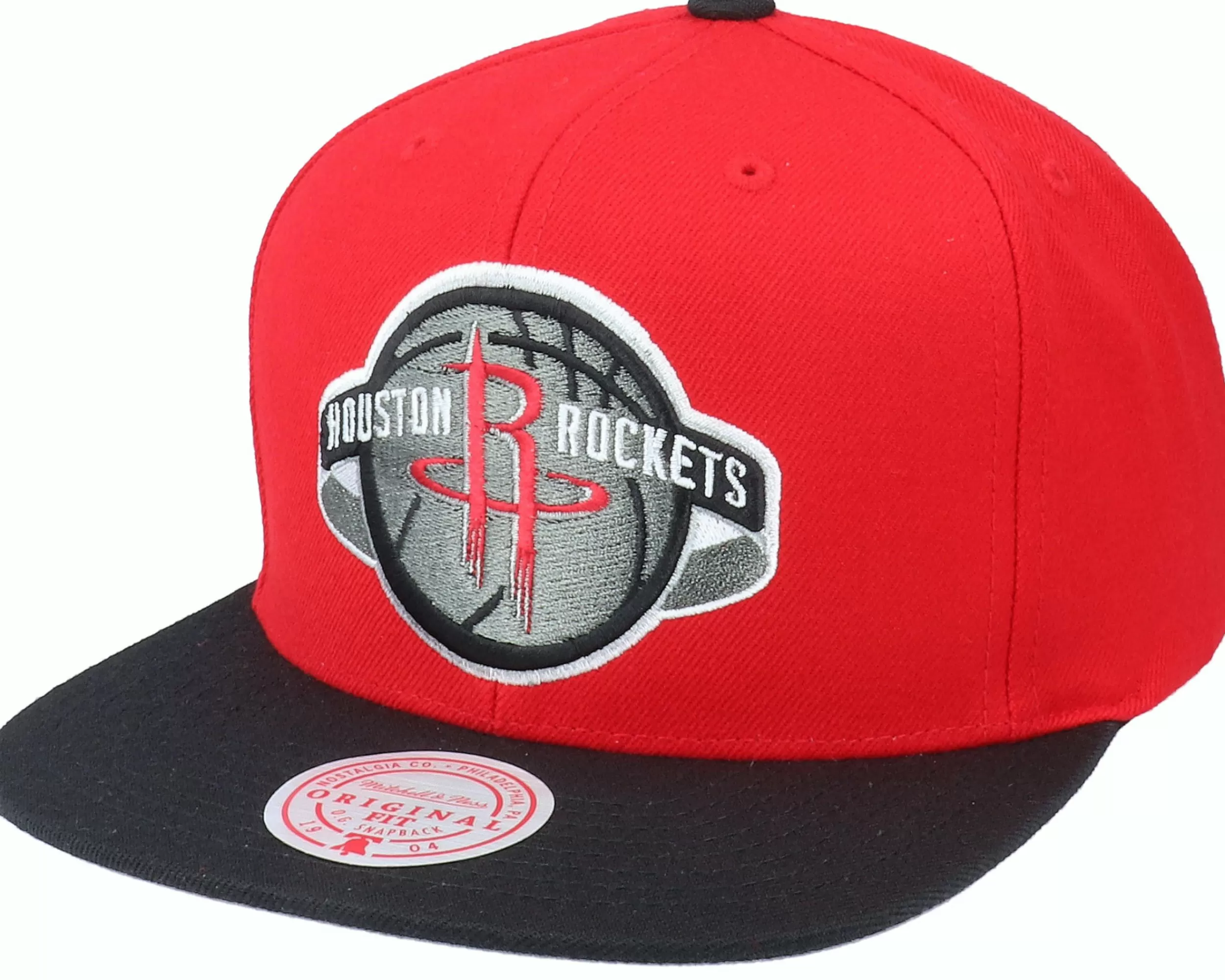 Mitchell & Ness Houston Rockets Wool 2 Tone Royal/Yellow Snapback - -Unisex Snapback