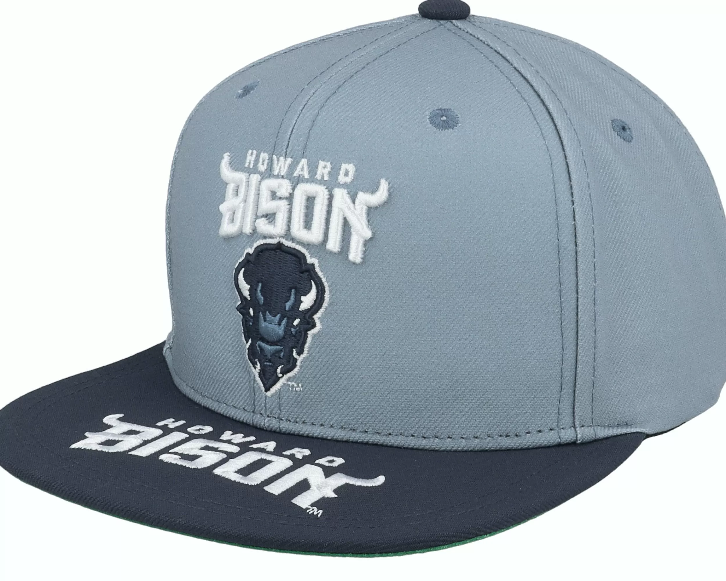 Mitchell & Ness Howard Bison Logo Bill Navy Snapback - -Unisex Snapback