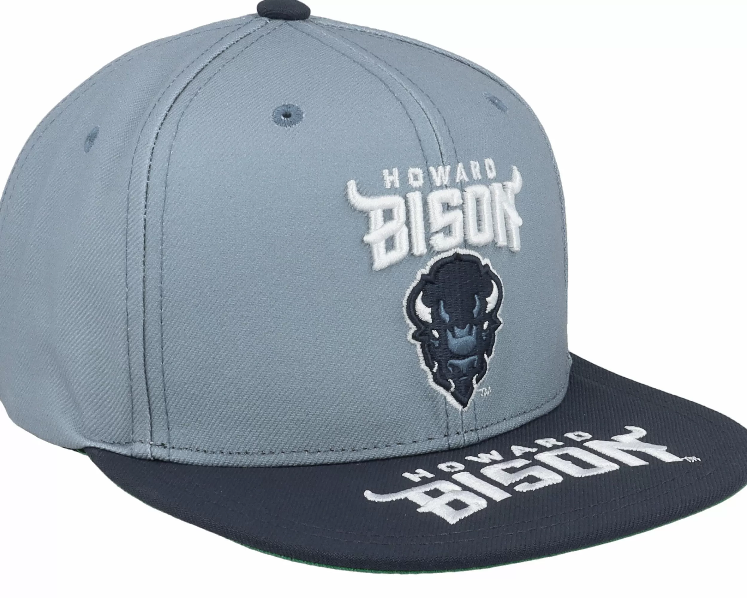 Mitchell & Ness Howard Bison Logo Bill Navy Snapback - -Unisex Snapback