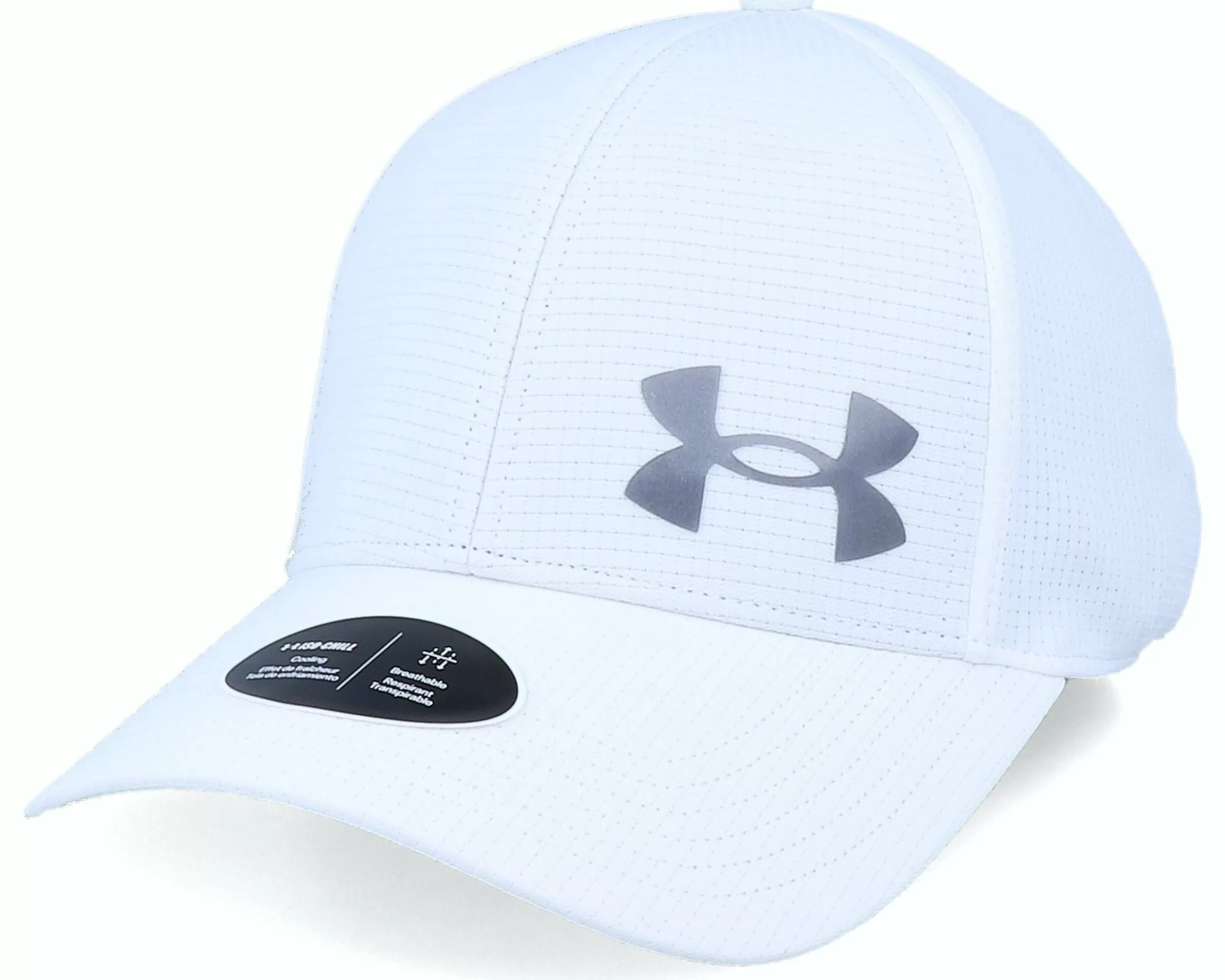 Under Armour Isochill Armourvent Str White Flexfit - -Unisex Flexfit