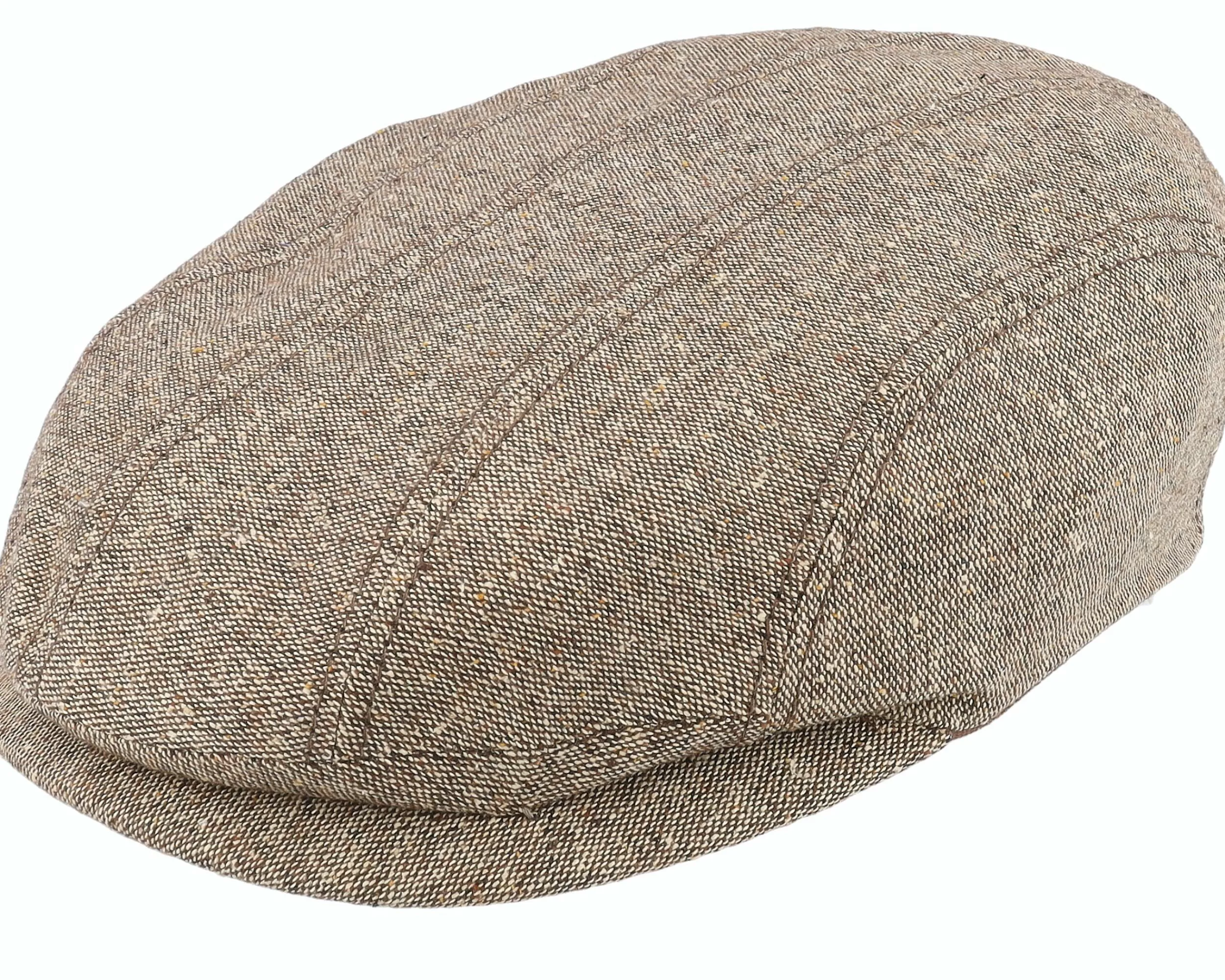 Stetson Ivy Cap Donegal Beige Flat Cap - -Unisex Flat Caps