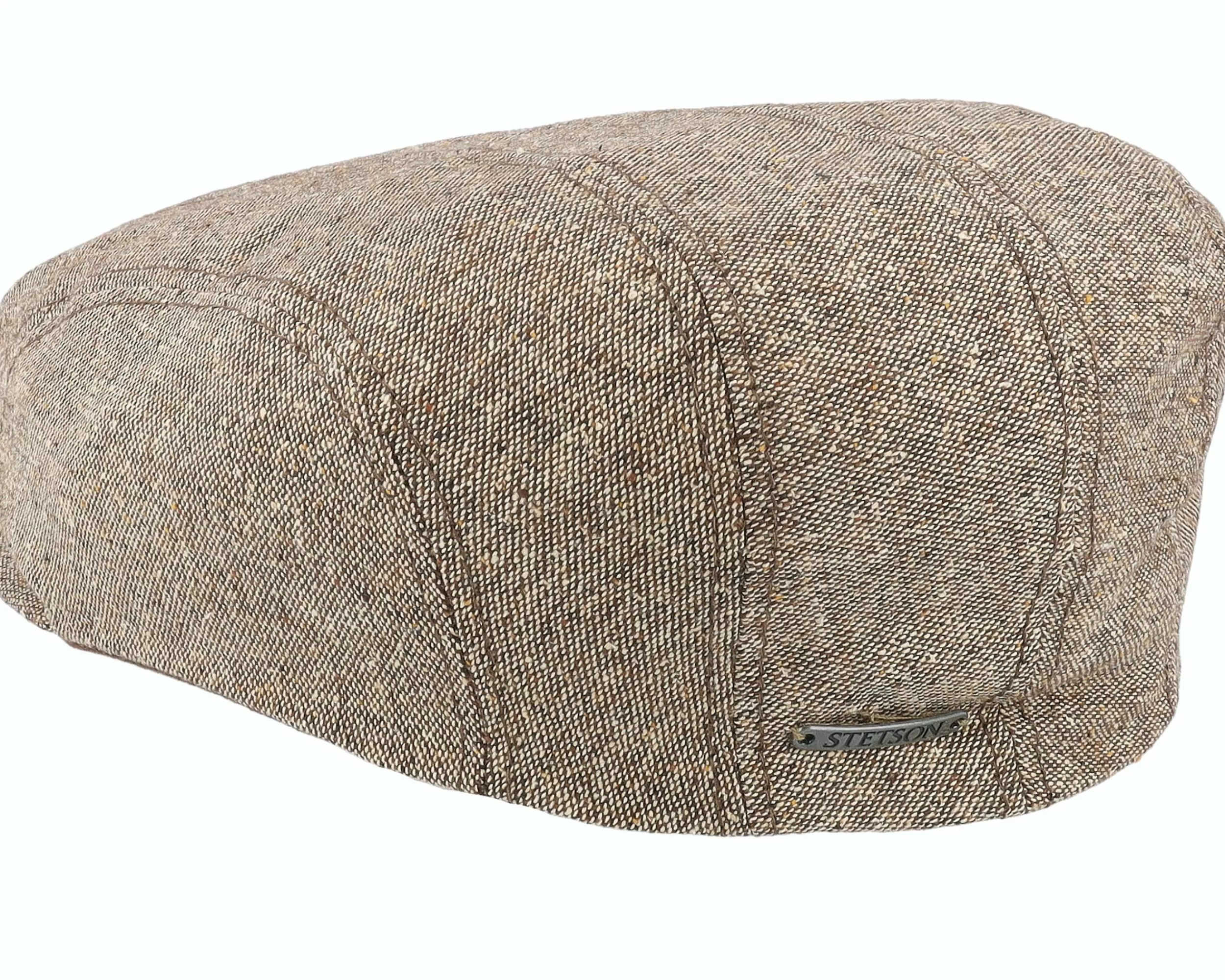 Stetson Ivy Cap Donegal Beige Flat Cap - -Unisex Flat Caps