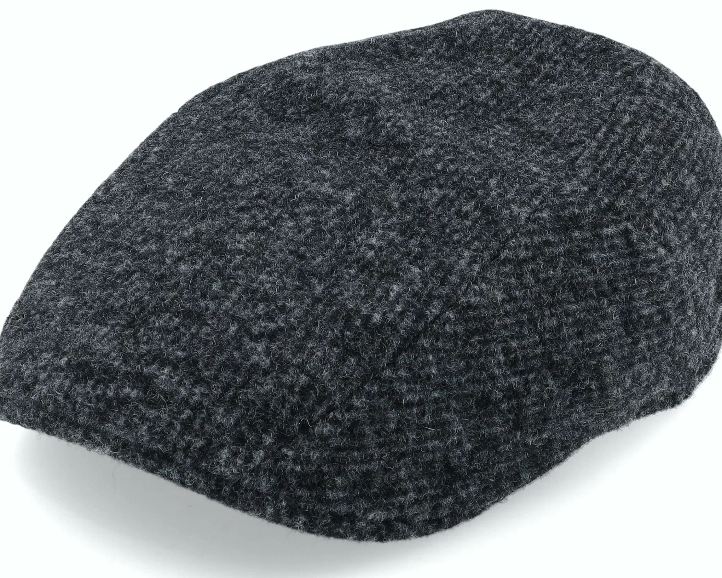 Stetson Ivy Cap Jersey Black/Charcoal Flat Cap - -Unisex Flat Caps