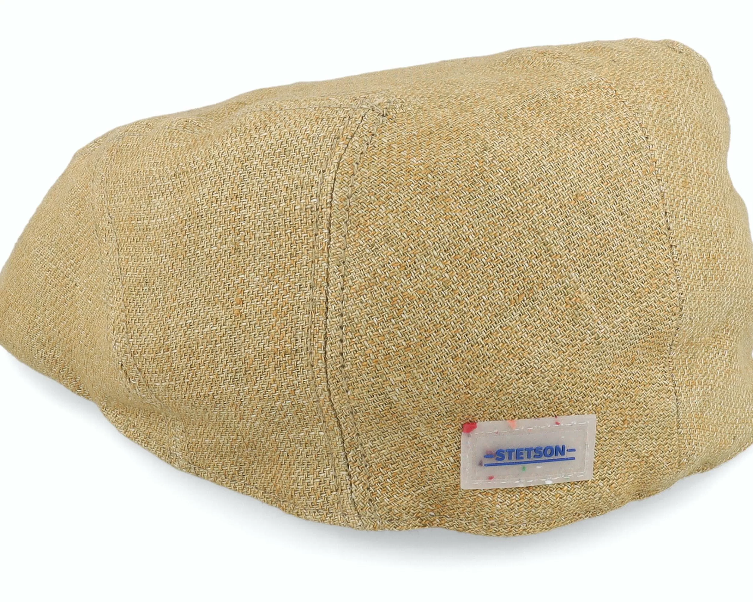 Stetson Ivy Cap Linen Sustainable Beige Flat Cap - -Unisex Flat Caps