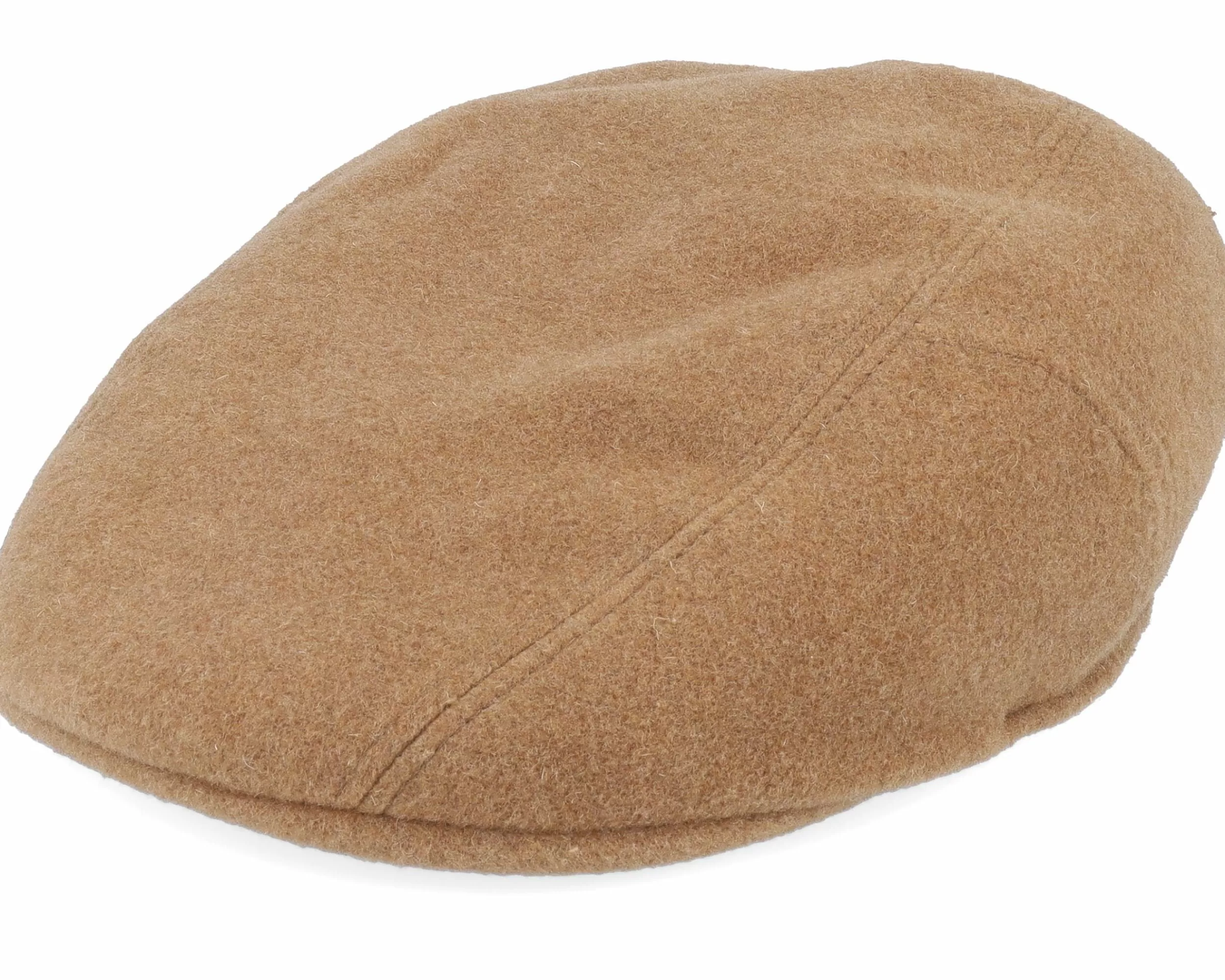 Stetson Ivy Cap Wool/Cashmere Camel Flat Cap - -Unisex Flat Caps