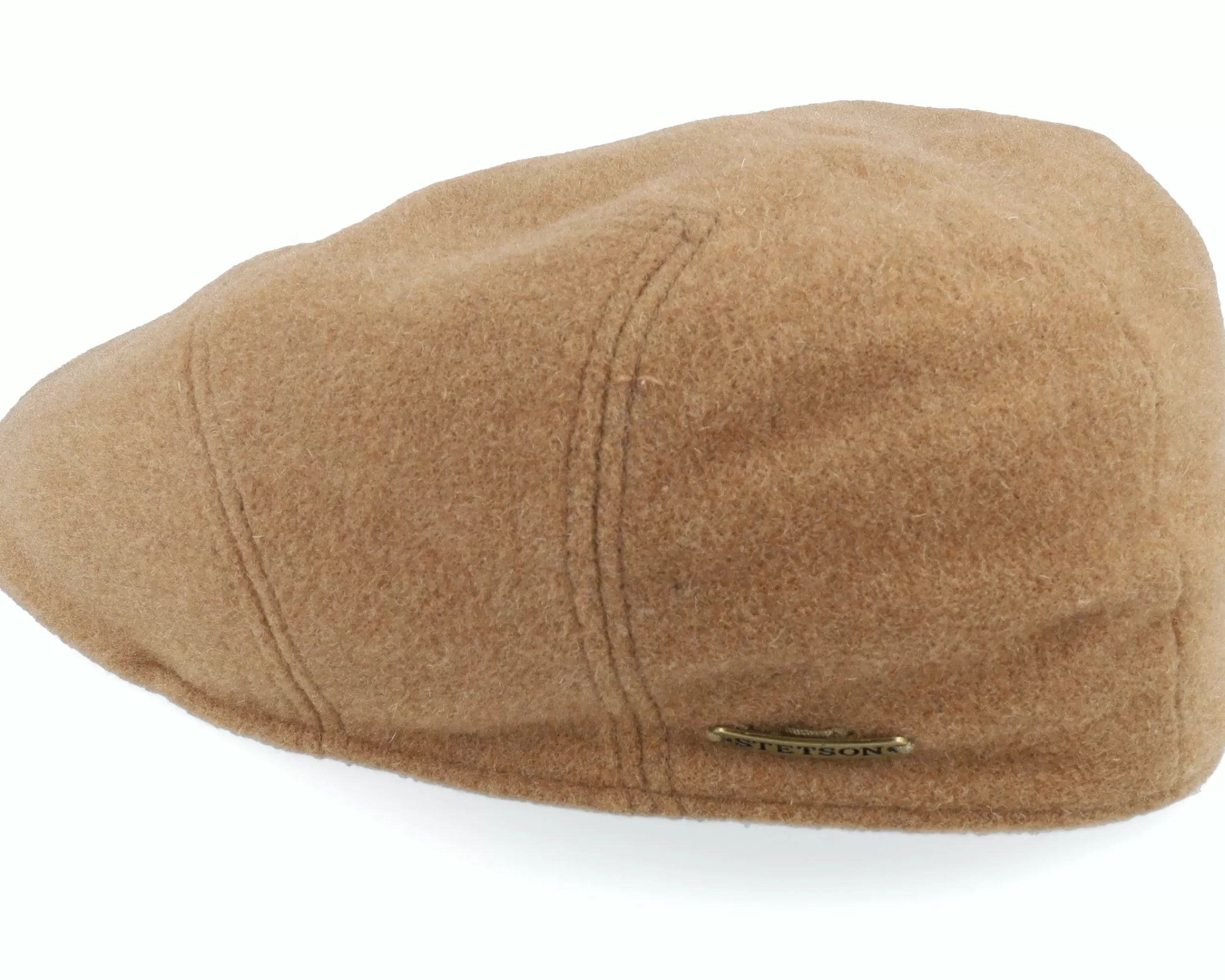 Stetson Ivy Cap Wool/Cashmere Camel Flat Cap - -Unisex Flat Caps