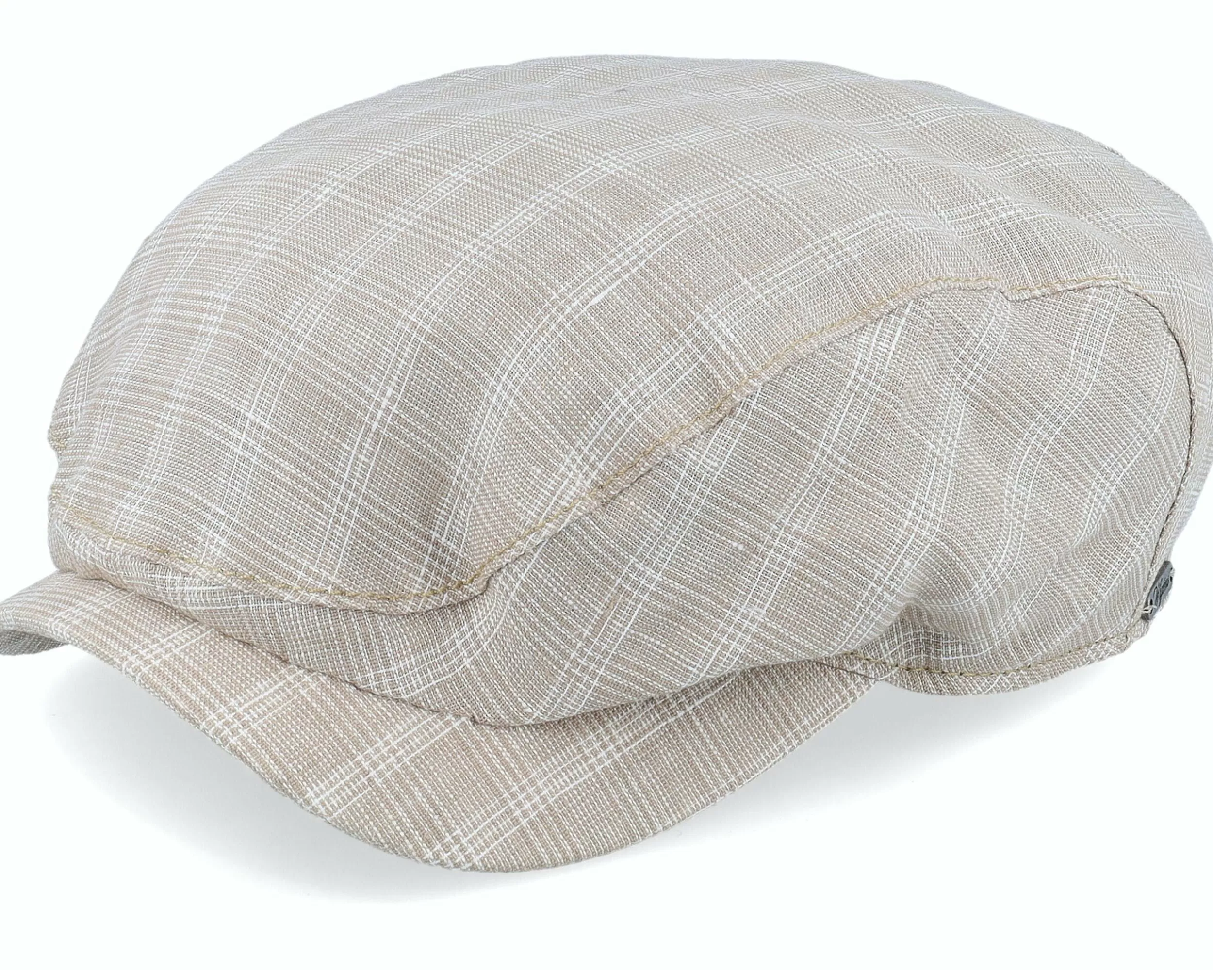 Wigéns Ivy Contemporary Cap 103 Ecru Flat Cap - Wigens-Unisex Flat Caps