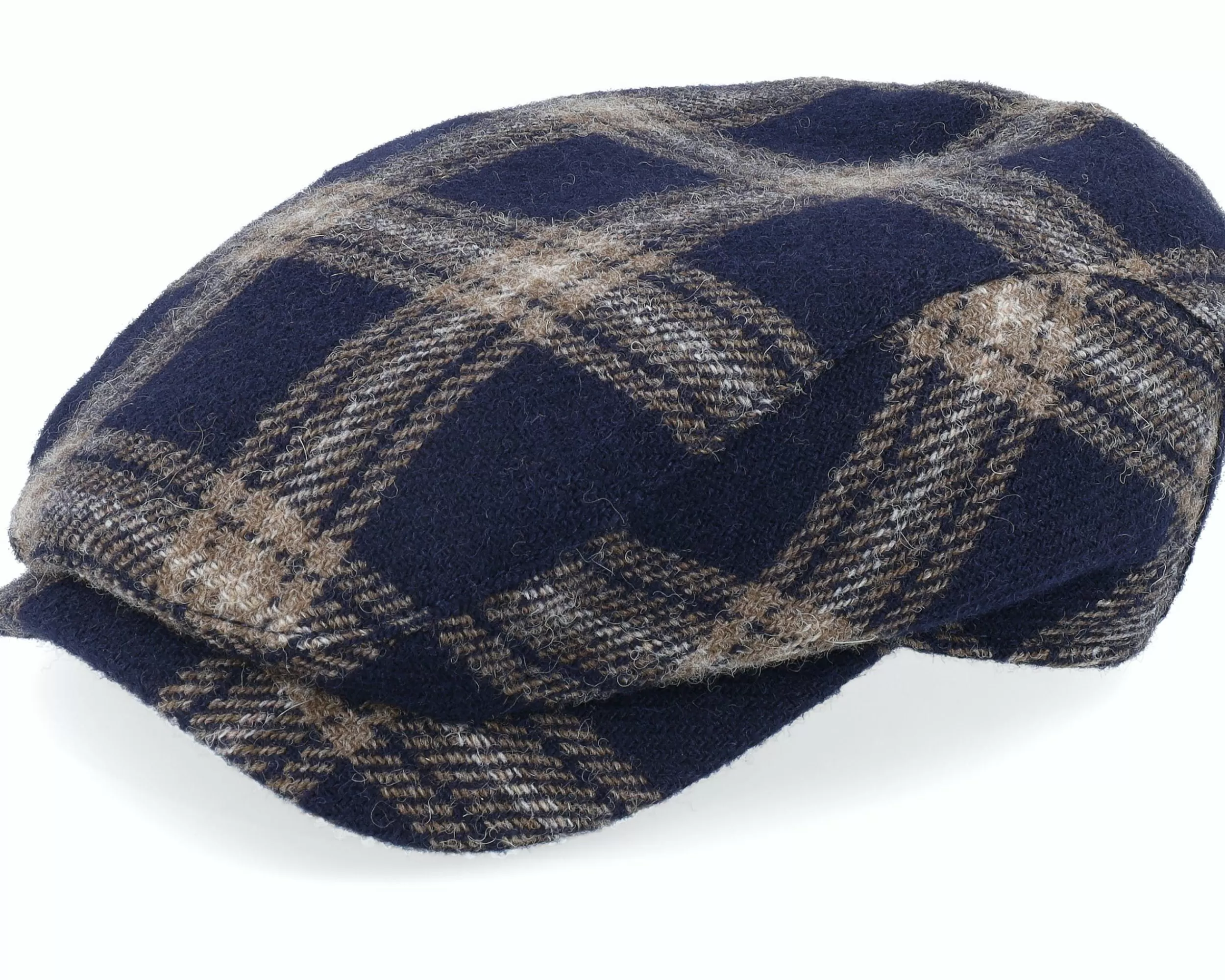 Wigéns Ivy Contemporary Cap Navy Flat Cap - Wigens-Unisex Flat Caps