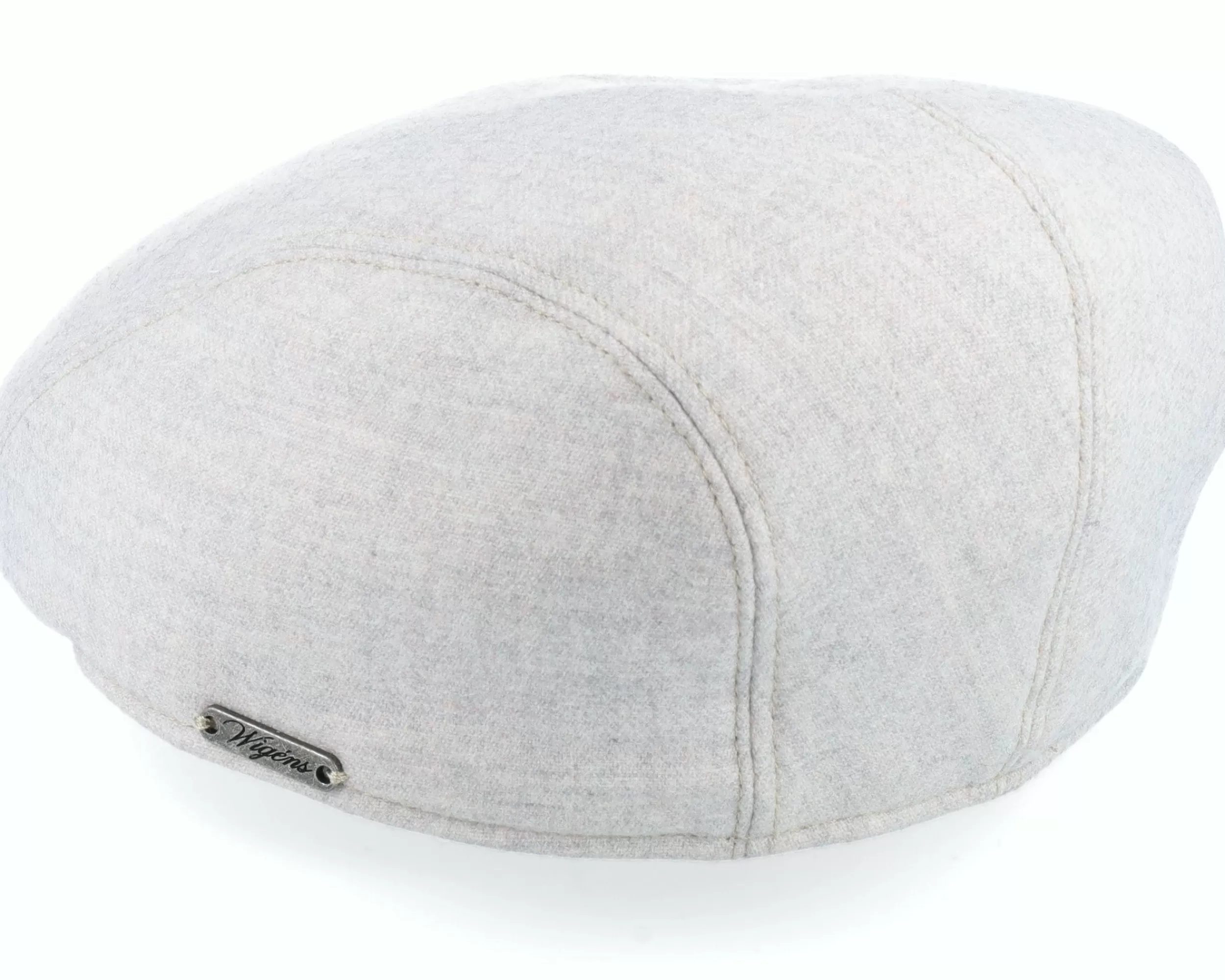 Wigéns Ivy Modern Cap Off White Melange Flat Cap - Wigens-Unisex Flat Caps