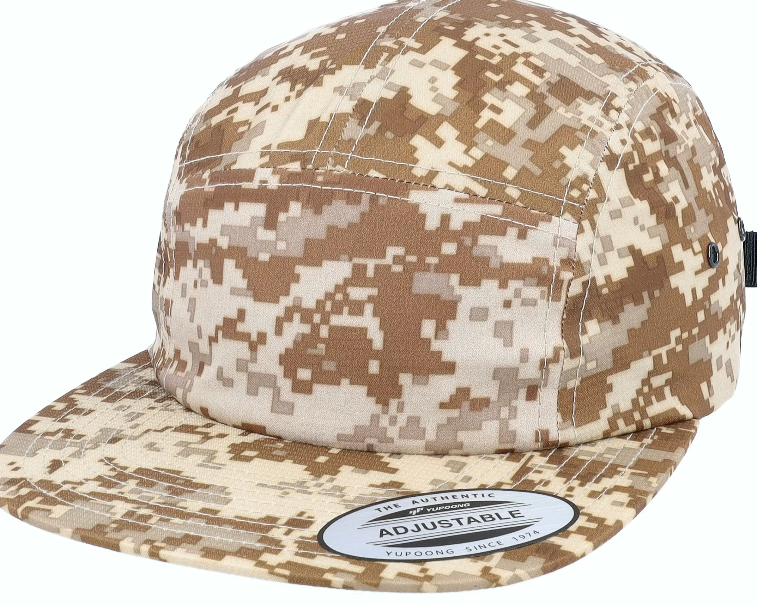 Yupoong Jockey Beige Multicamo 5-Panel - -Unisex 5-Panel