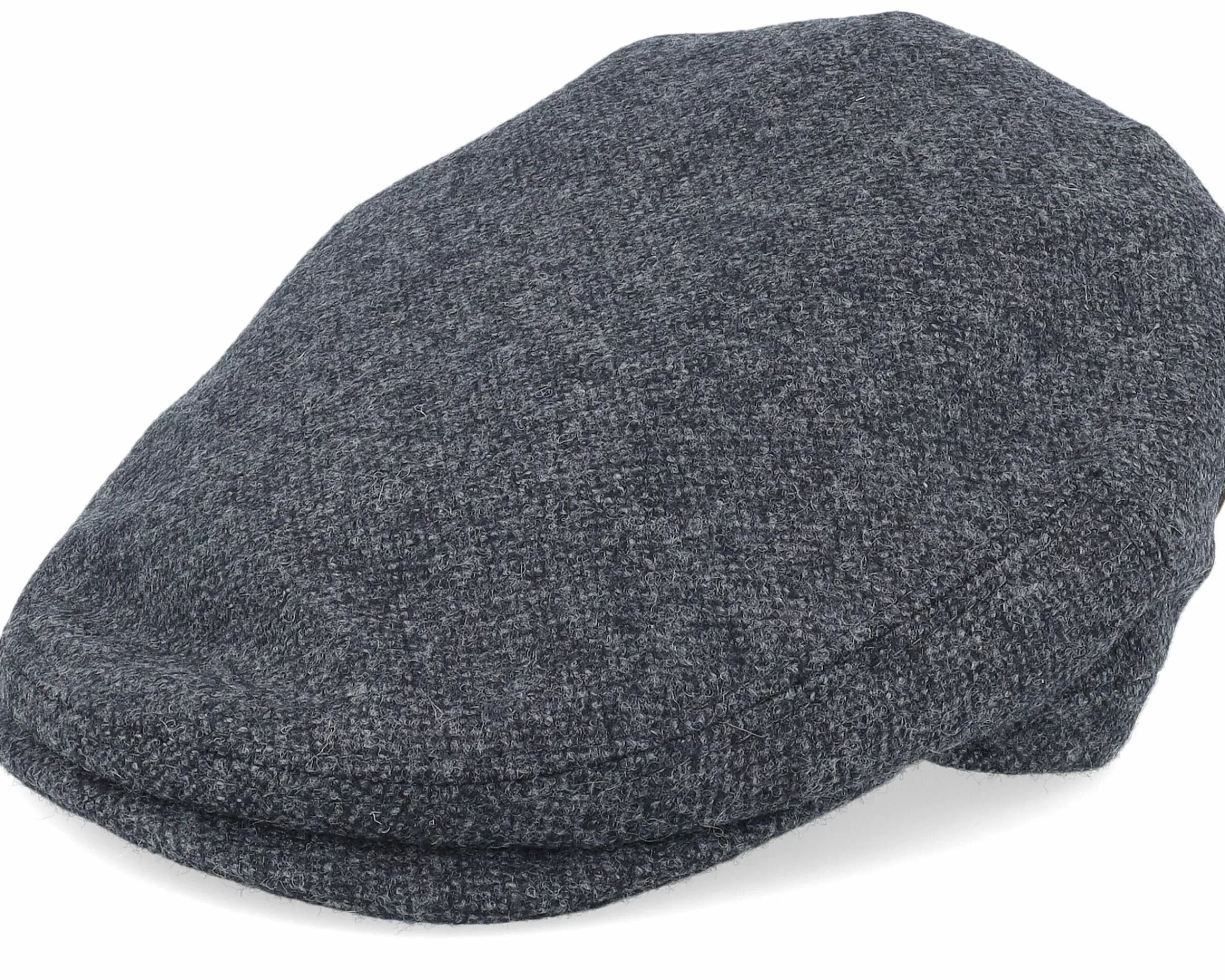 MJM Hats Jordan 32 Organic Wool/Cashmere Anthracite Flat Cap - -Unisex Flat Caps