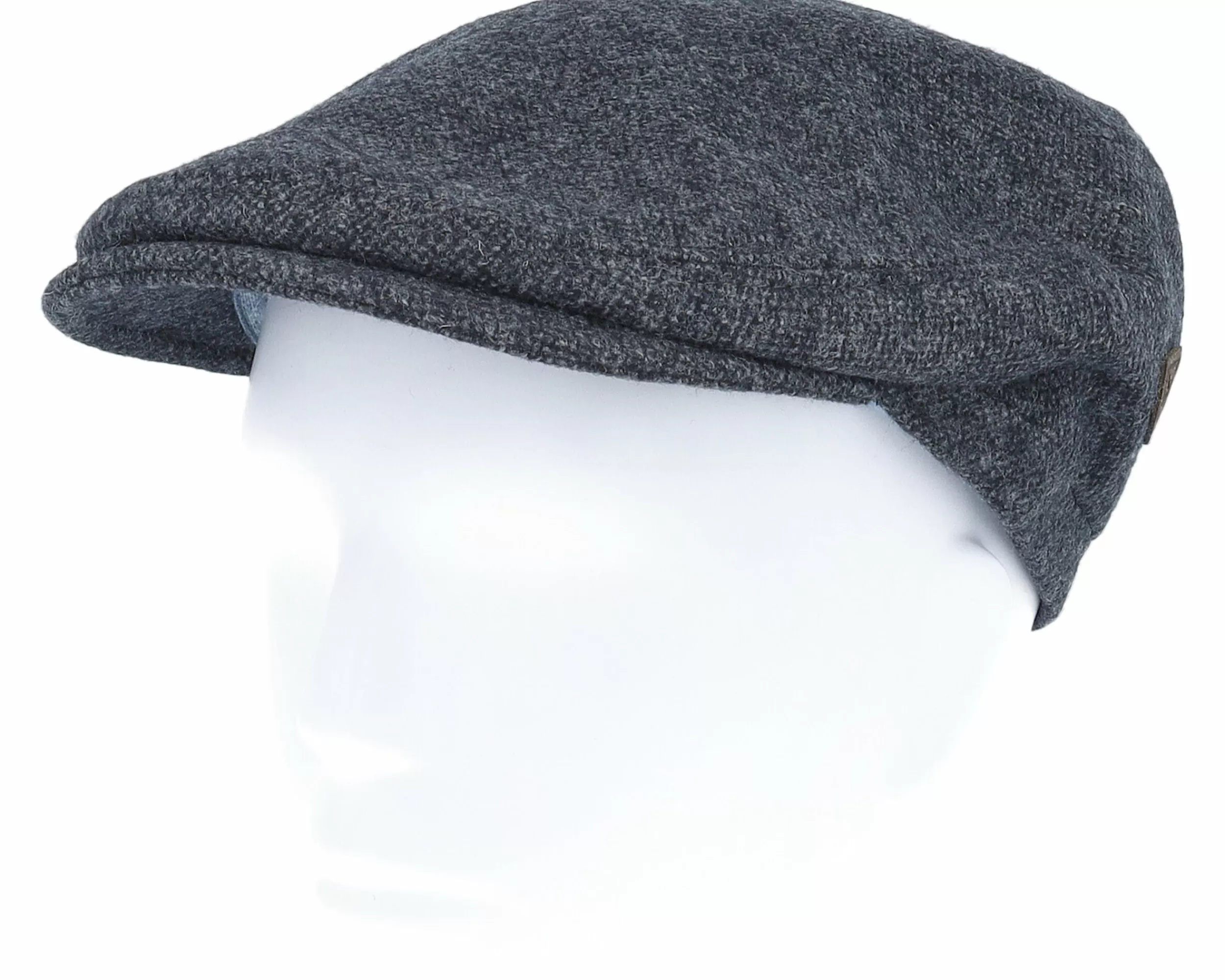 MJM Hats Jordan 32 Organic Wool/Cashmere Anthracite Flat Cap - -Unisex Flat Caps