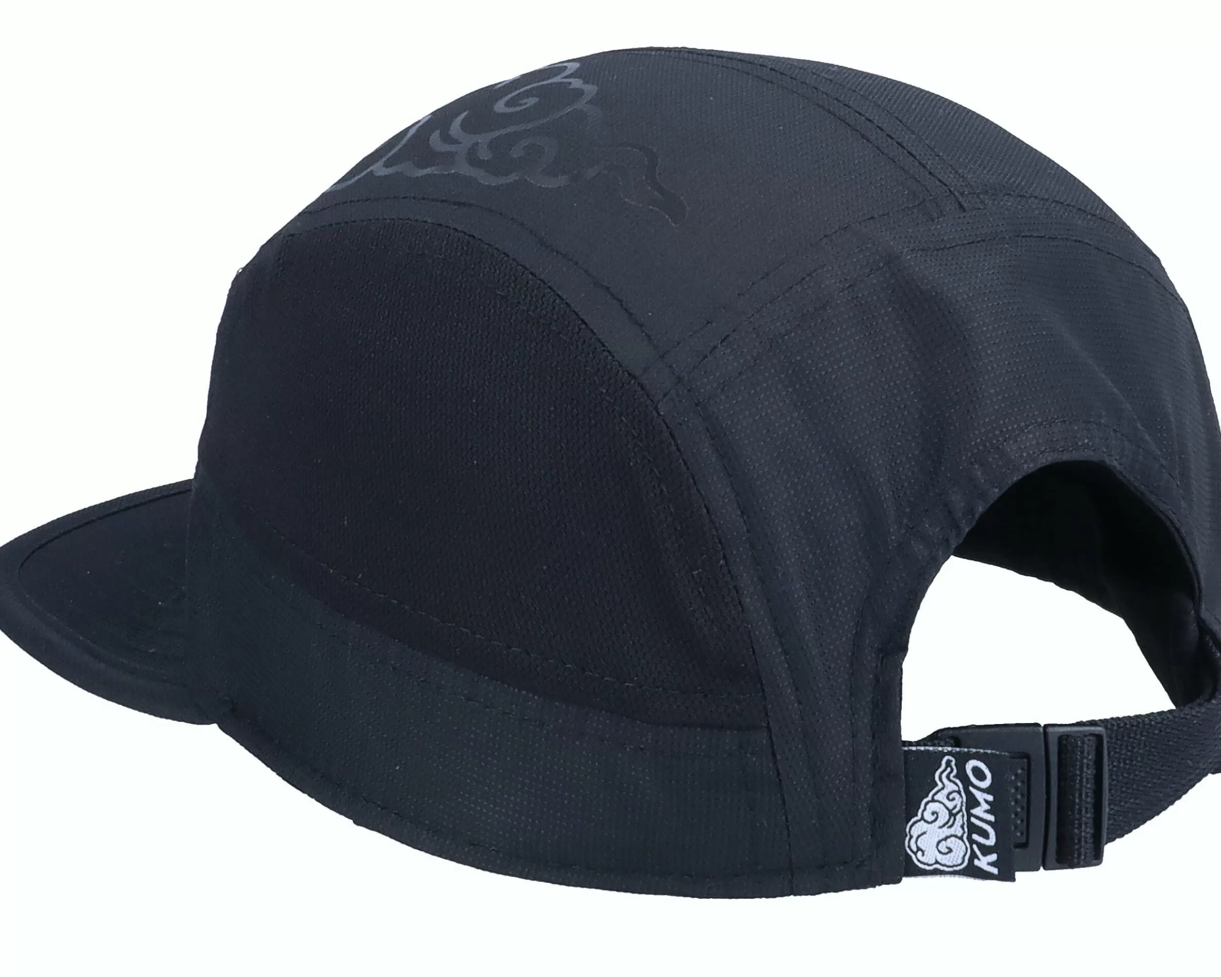 Kumo Kanji Cloudfit Black On Black 5-Panel - -Unisex 5-Panel