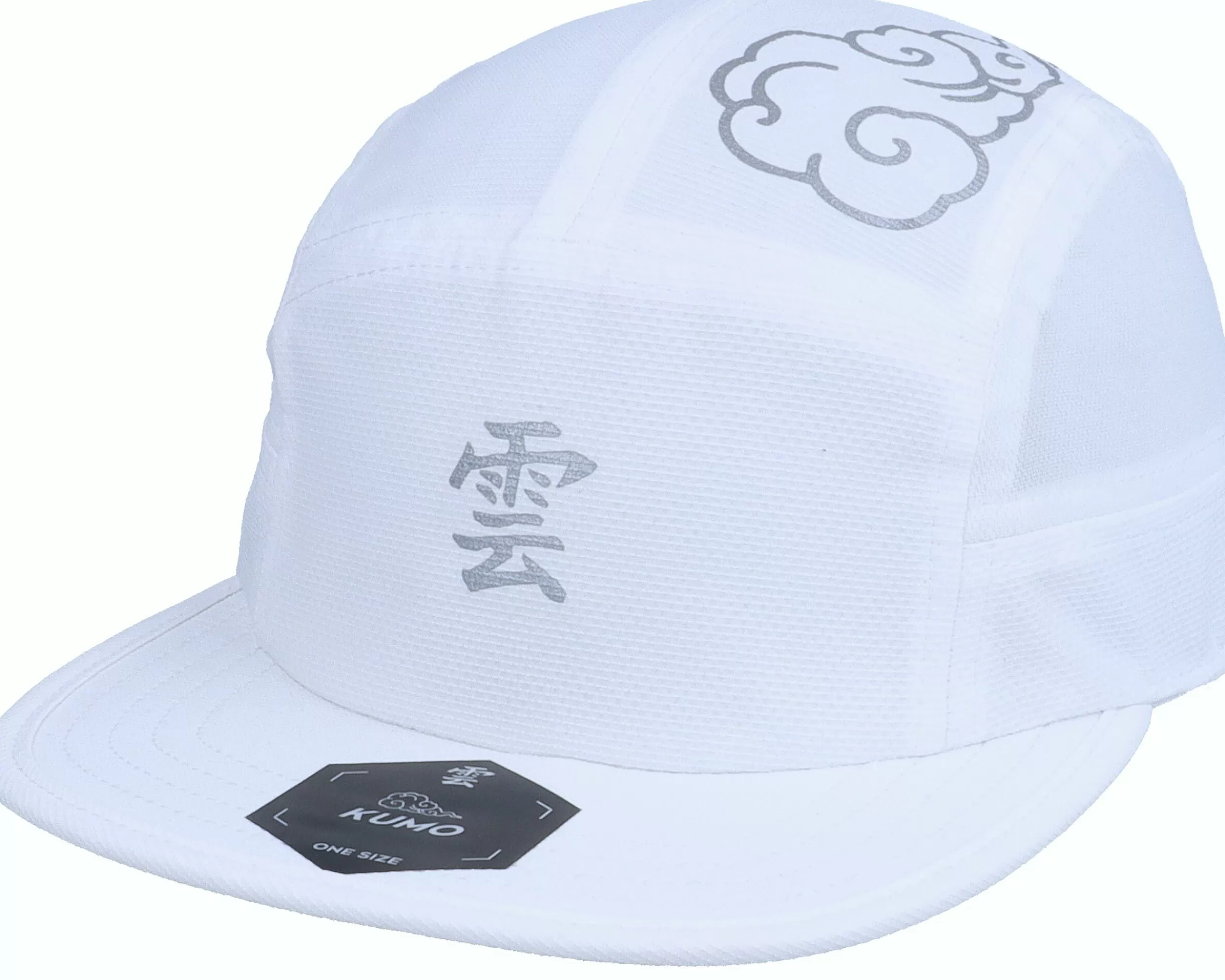 Kumo Kanji Cloudfit Reflective White 5-Panel-Unisex 5-Panel