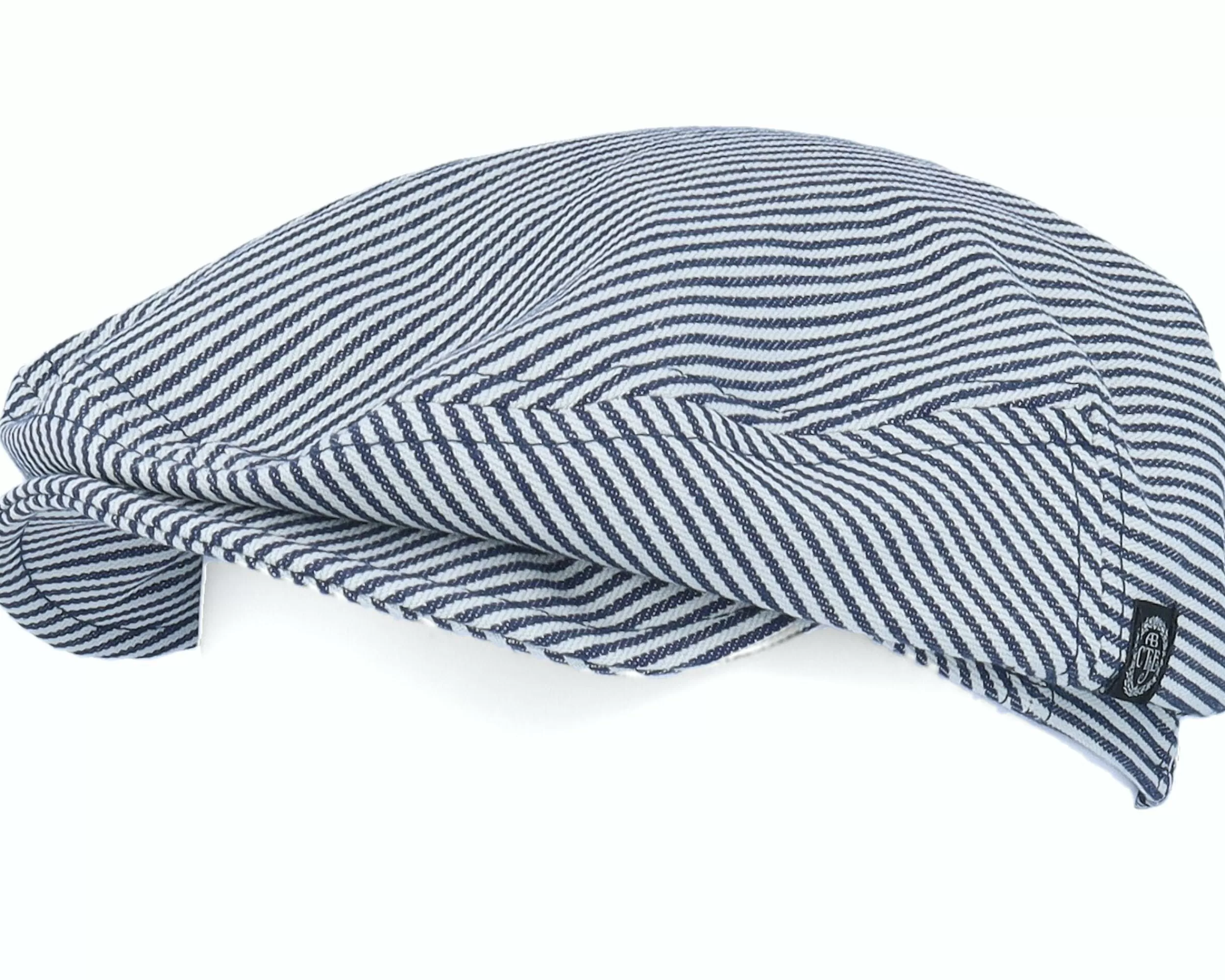 CTH Ericson Kids Carl Jr. Candy Stripe Indigo Flat Cap - -Unisex Flat Caps