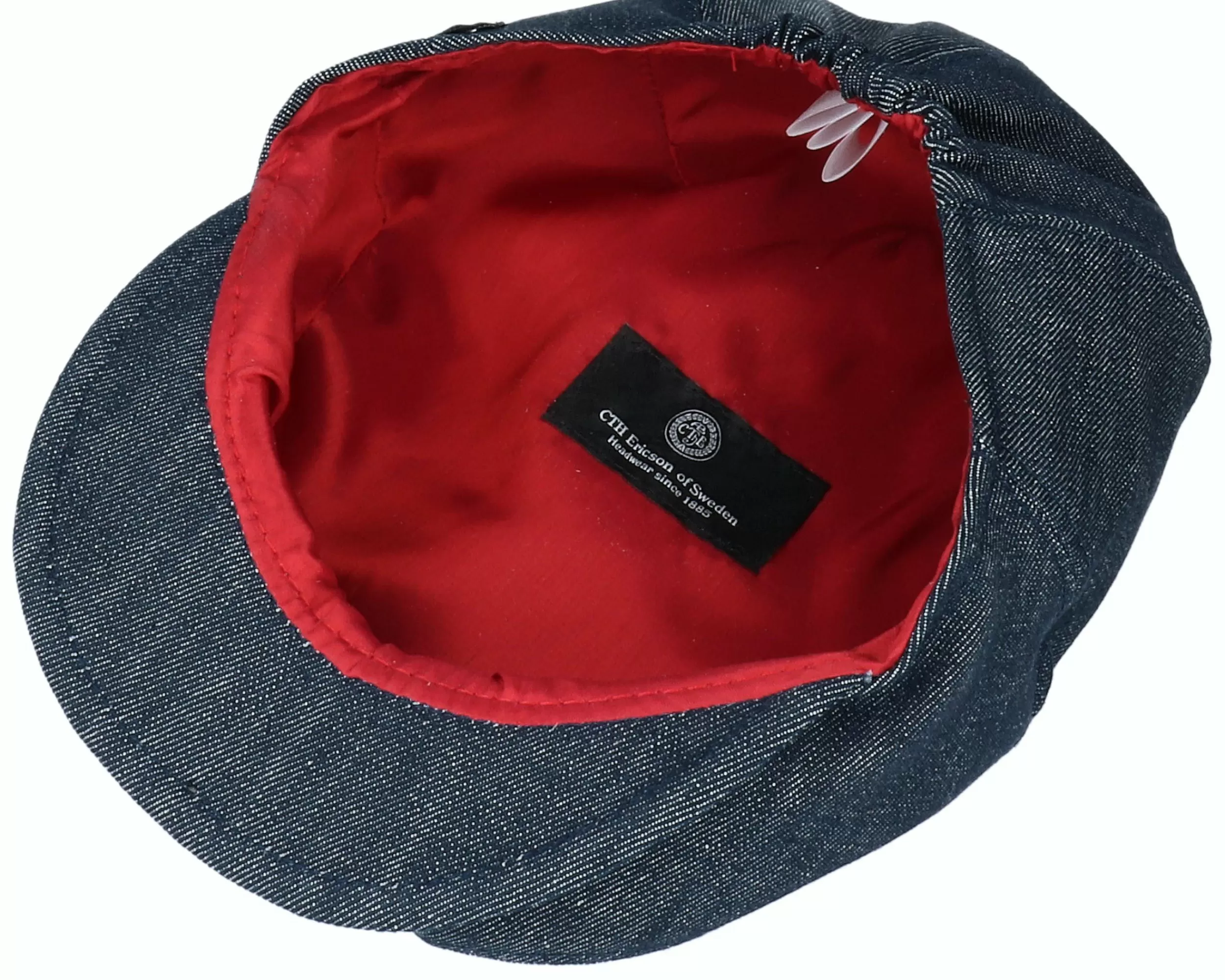 CTH Ericson Kids Carl Jr. Organic Denim Blue Flat Cap - -Unisex Flat Caps