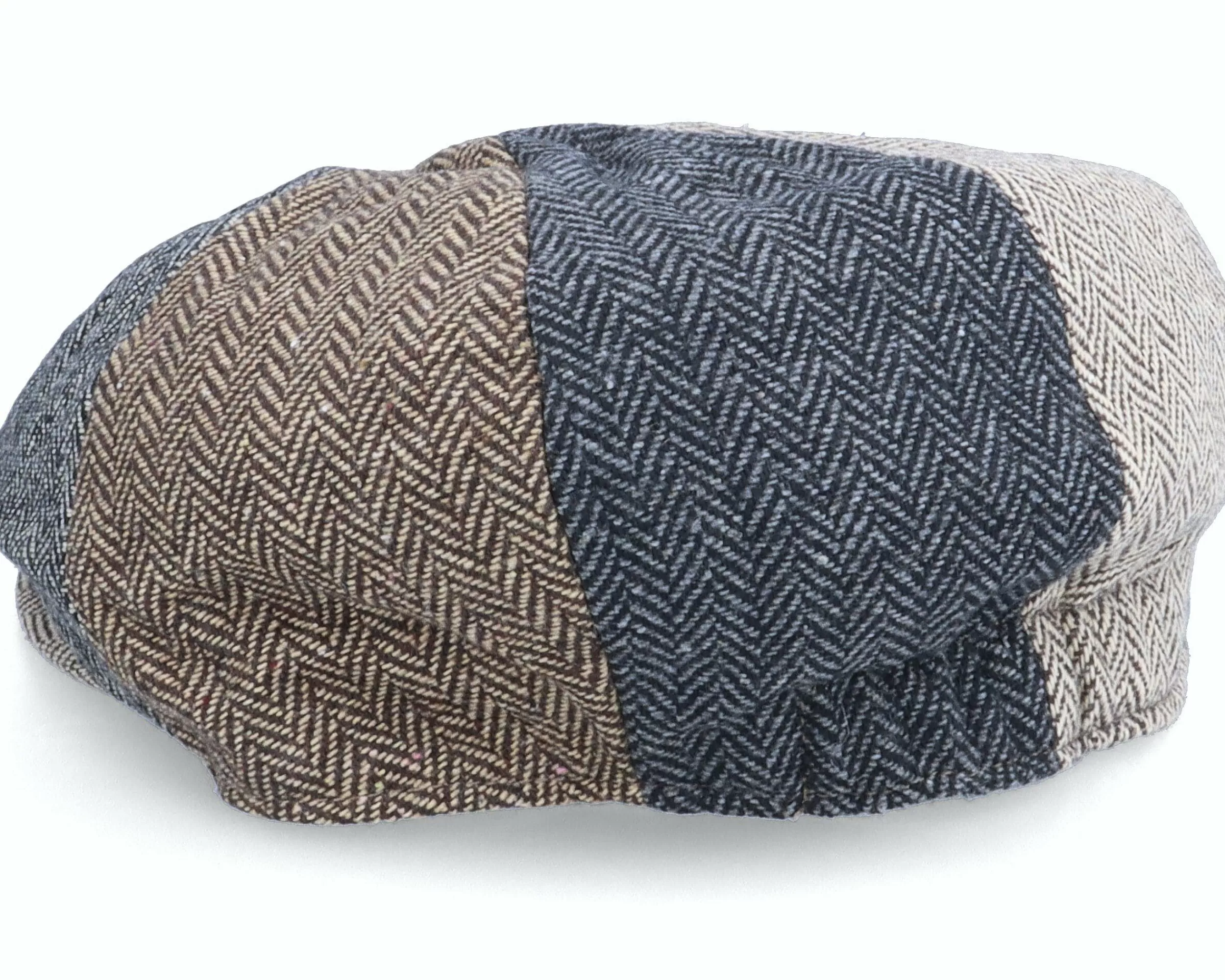 Jaxon & James Kids Herringbone Patch Newsboy Cap - -Unisex Flat Caps