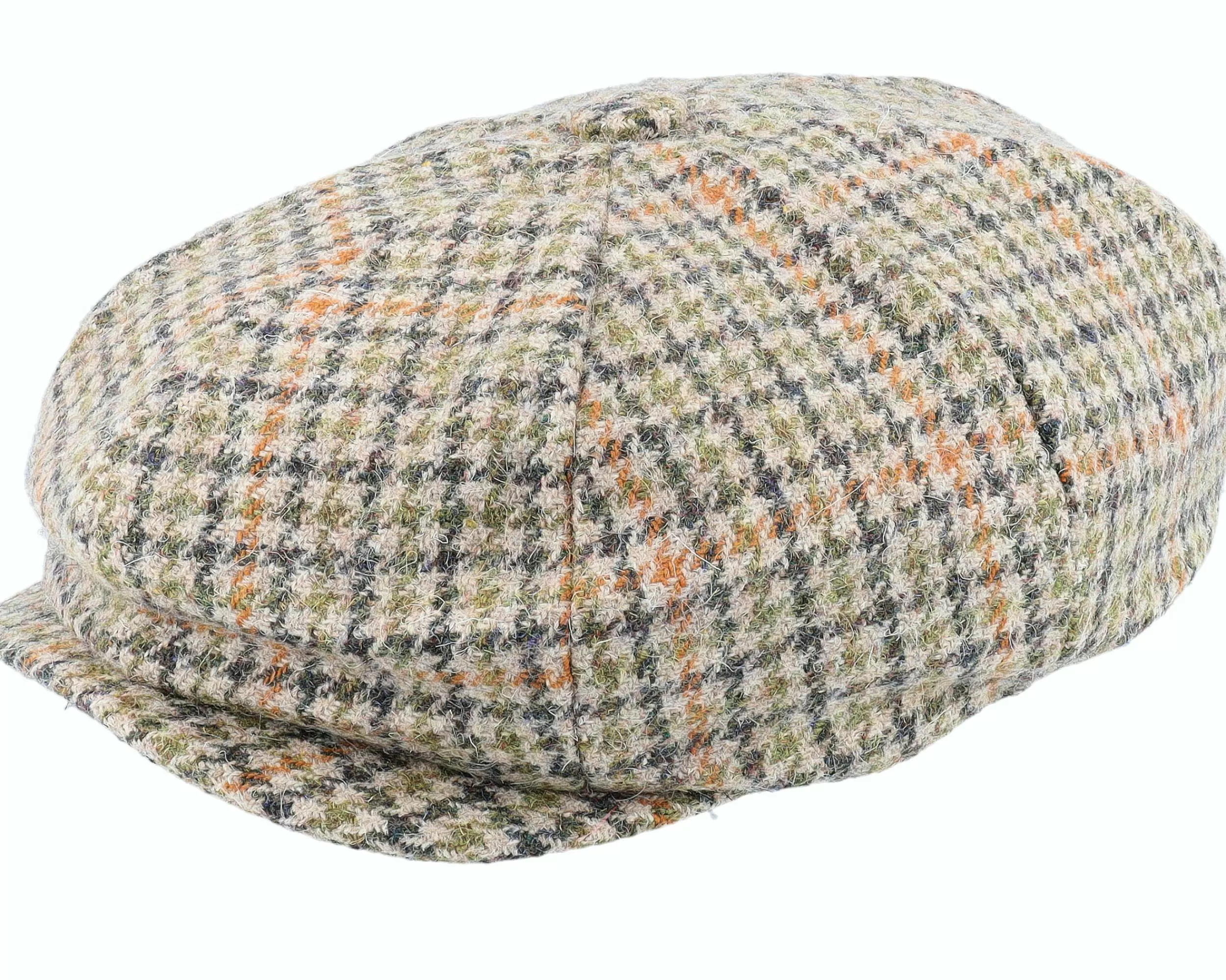 Upfront Kids Paper Boy Hat Olive Flat Cap - -Unisex Flat Caps