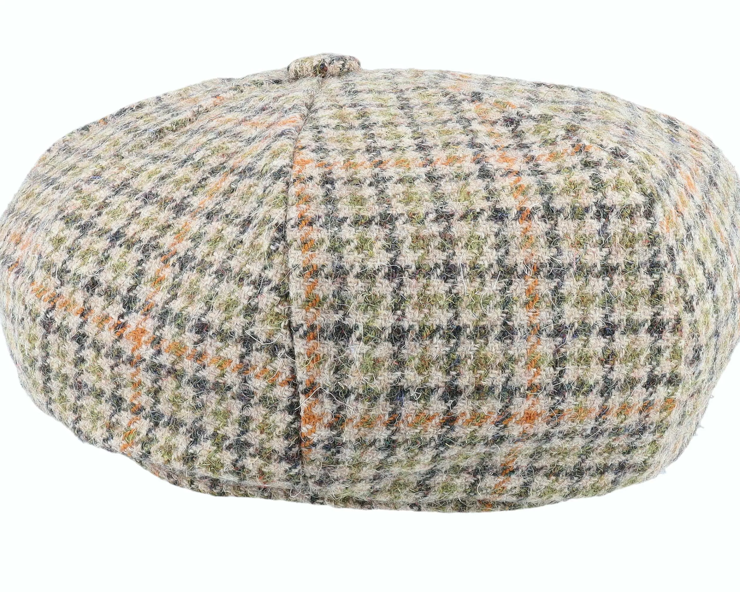 Upfront Kids Paper Boy Hat Olive Flat Cap - -Unisex Flat Caps