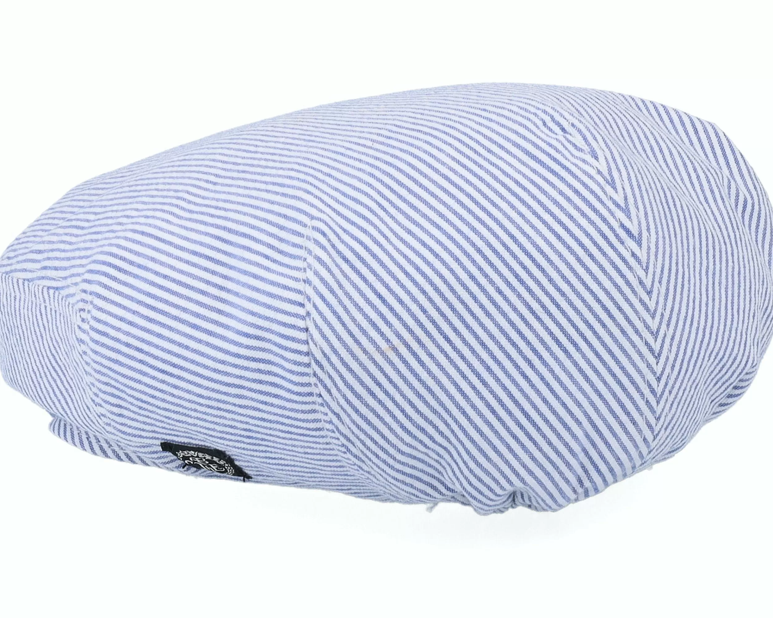 CTH Ericson Kids Philip Seersucker Blue Flat Cap - -Unisex Flat Caps