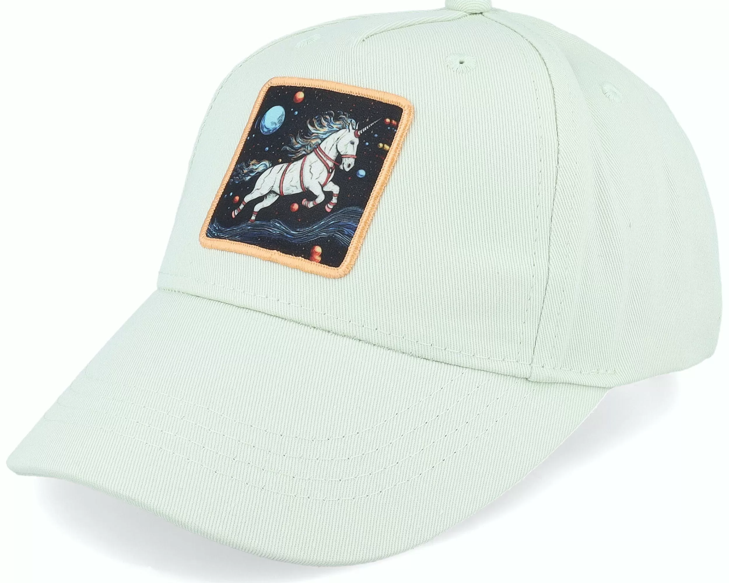 Unicorns Kids Space Unicorn Pistachio Organic Adjustable - -Unisex Adjustable