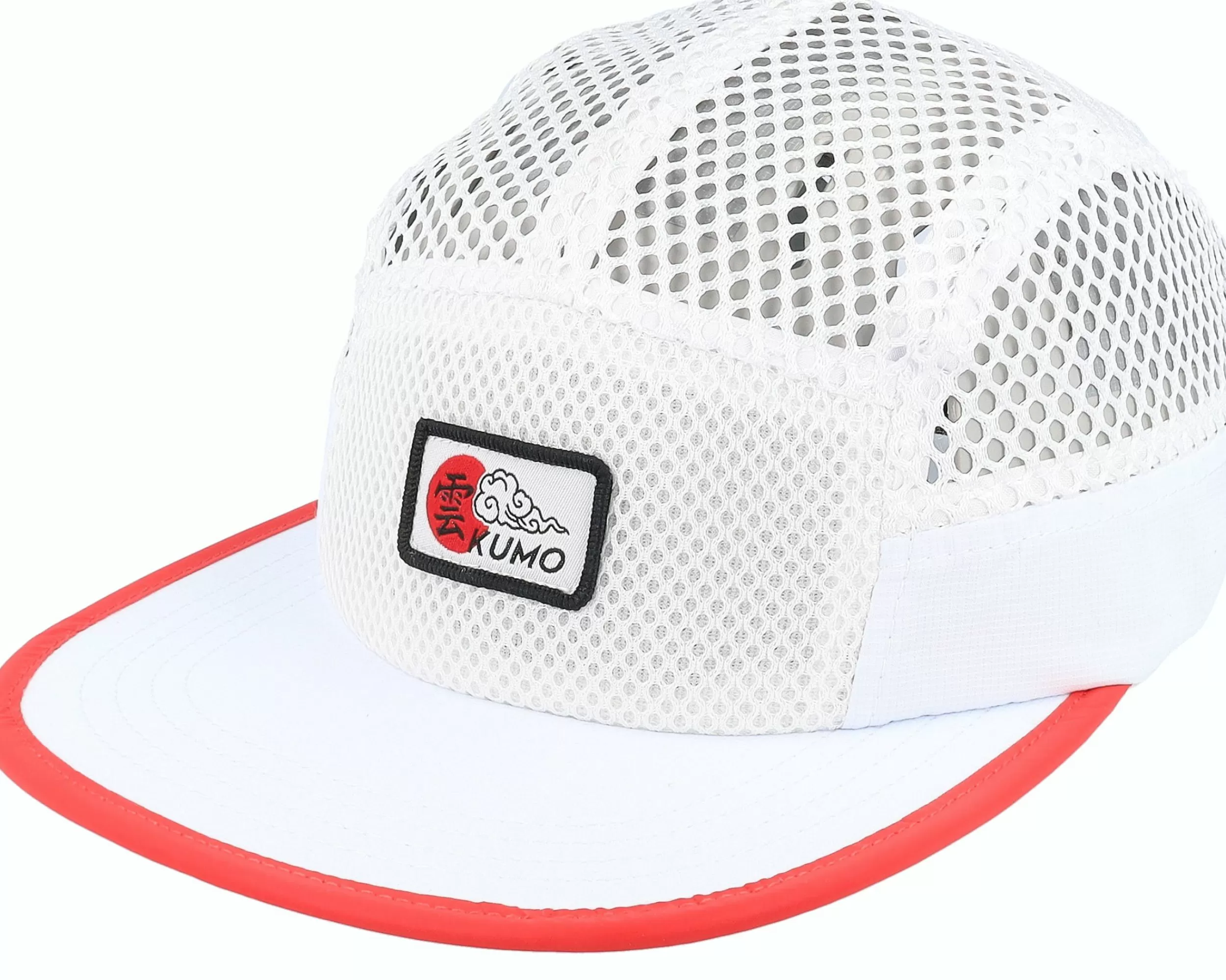 Kumo Patch Mesh Net White 5-Panel - -Unisex 5-Panel