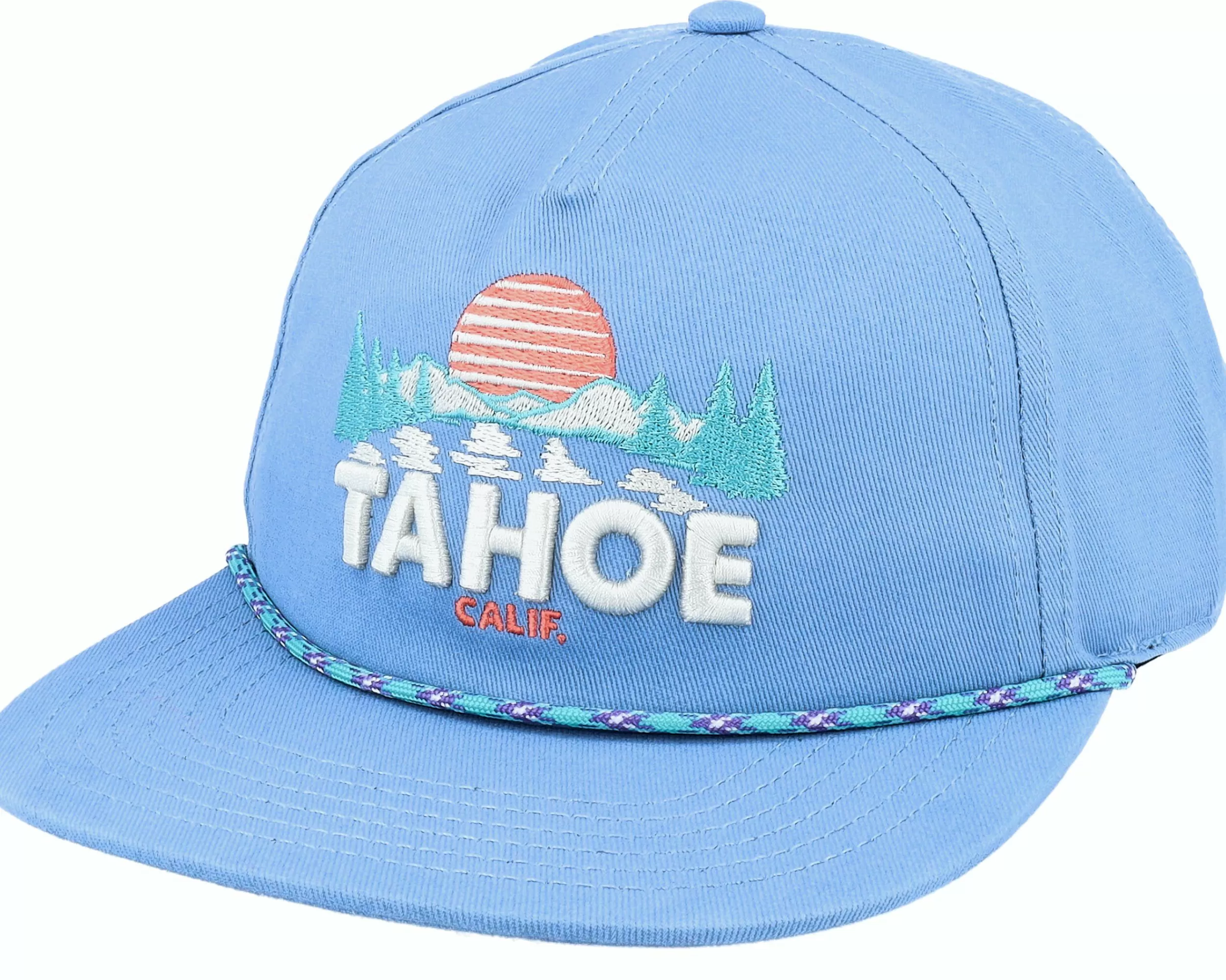 American Needle Lake Tahoe Coachella Lake Blue Snapback - -Unisex Snapback