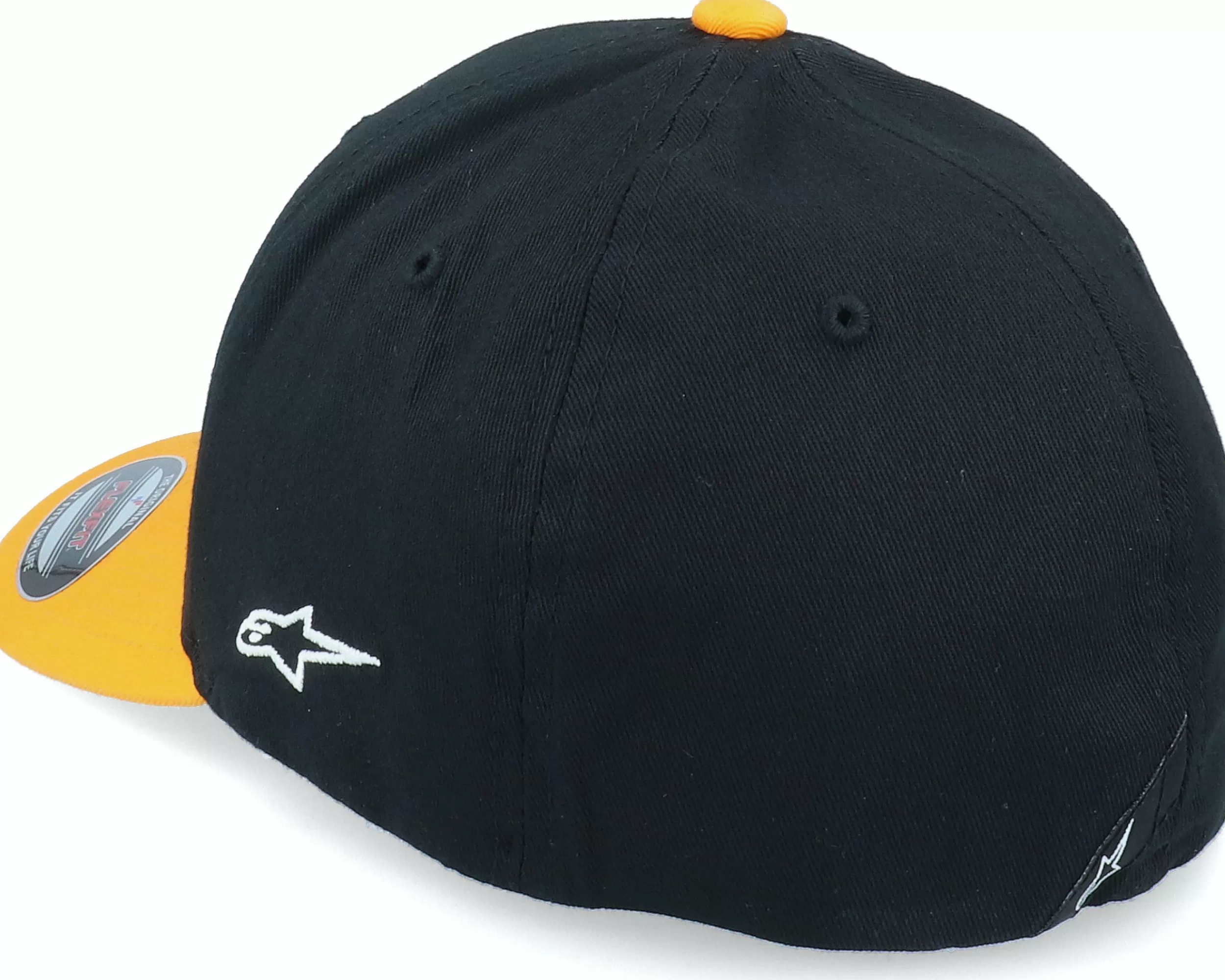 Alpinestars Lanes Hat Black/Yellow Flexfit - -Unisex Flexfit