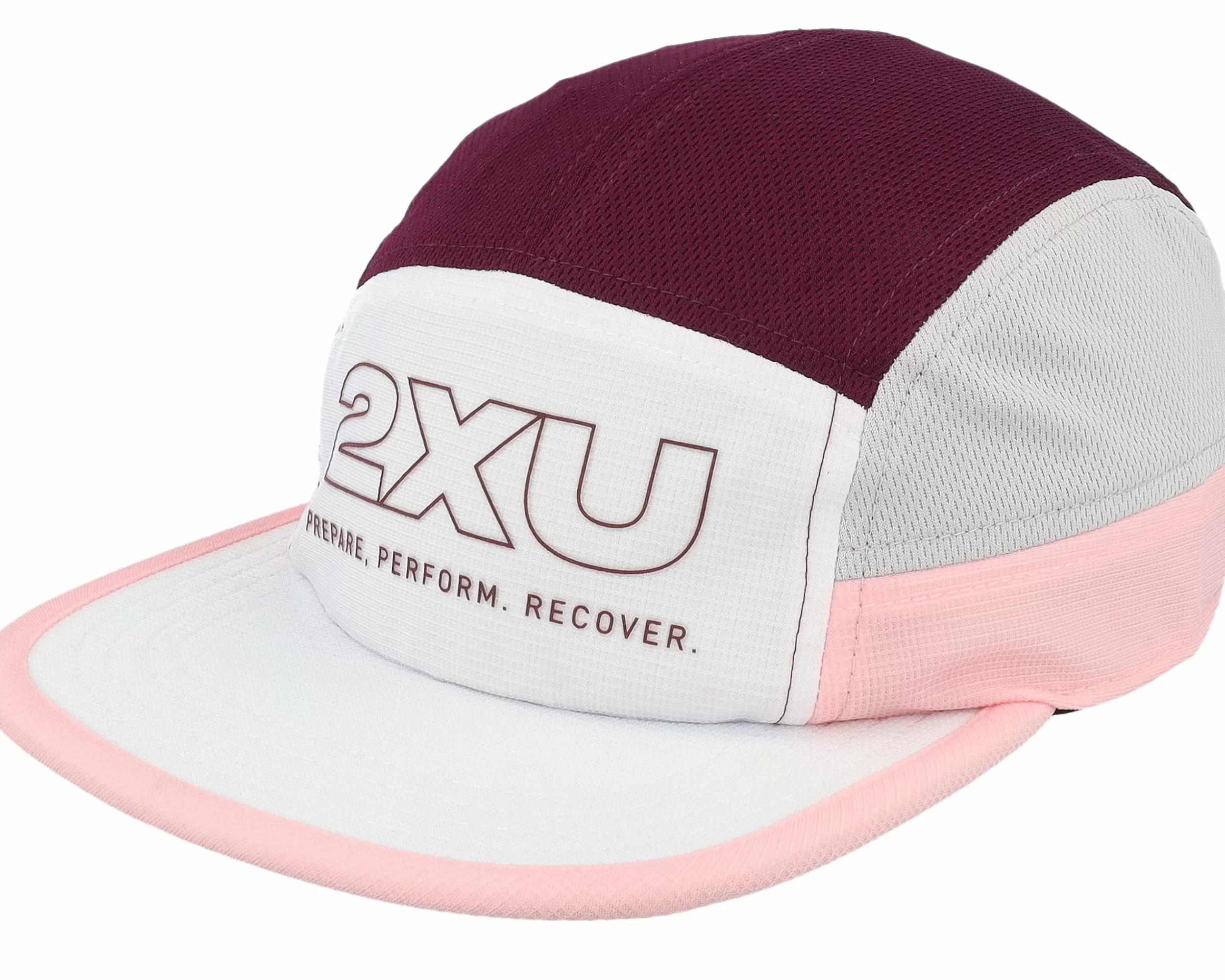 2XU Light Speed Beet/Cameo 5-Panel - -Unisex 5-Panel