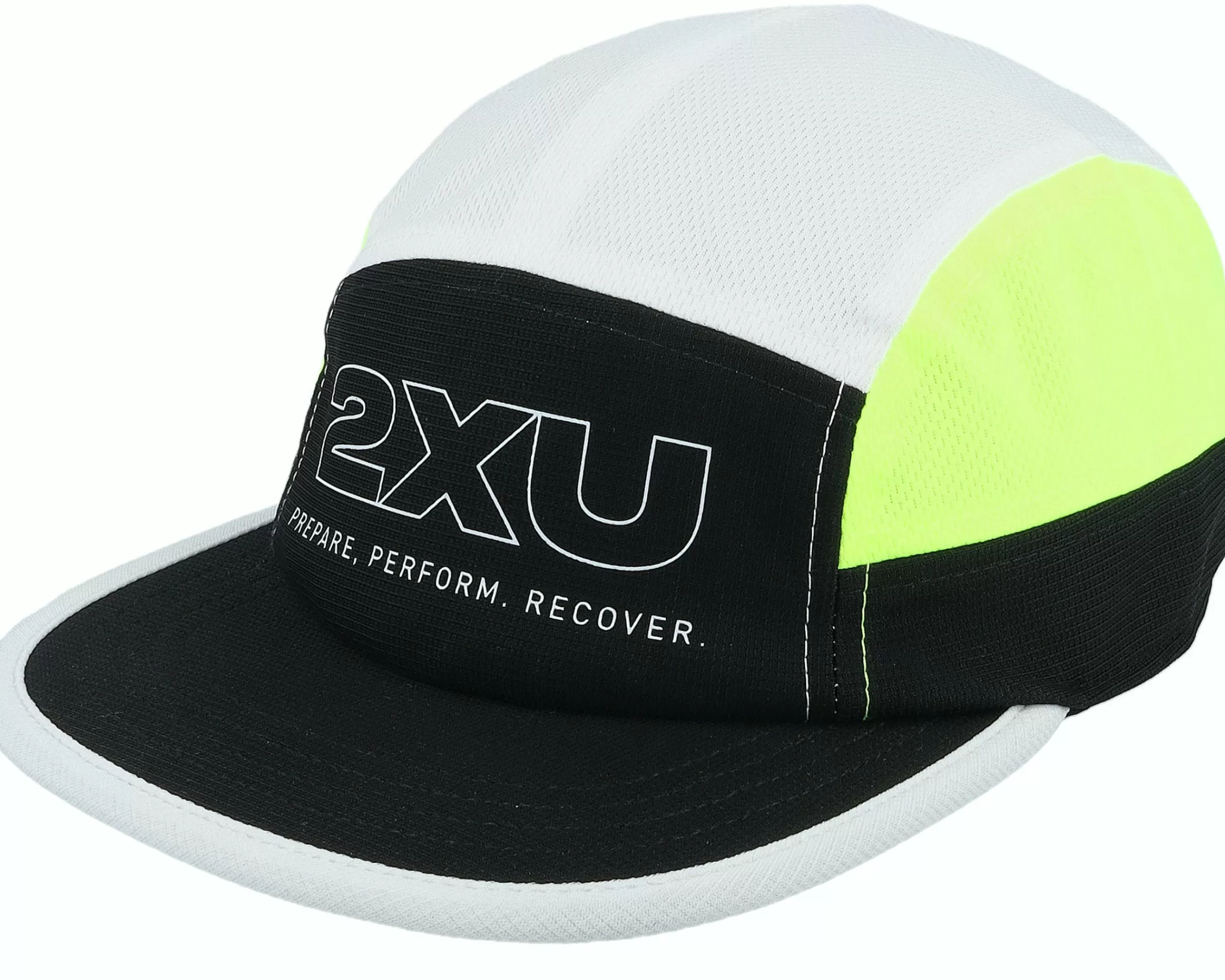 2XU Light Speed Cap Black/Volt 5-Panel - -Unisex 5-Panel