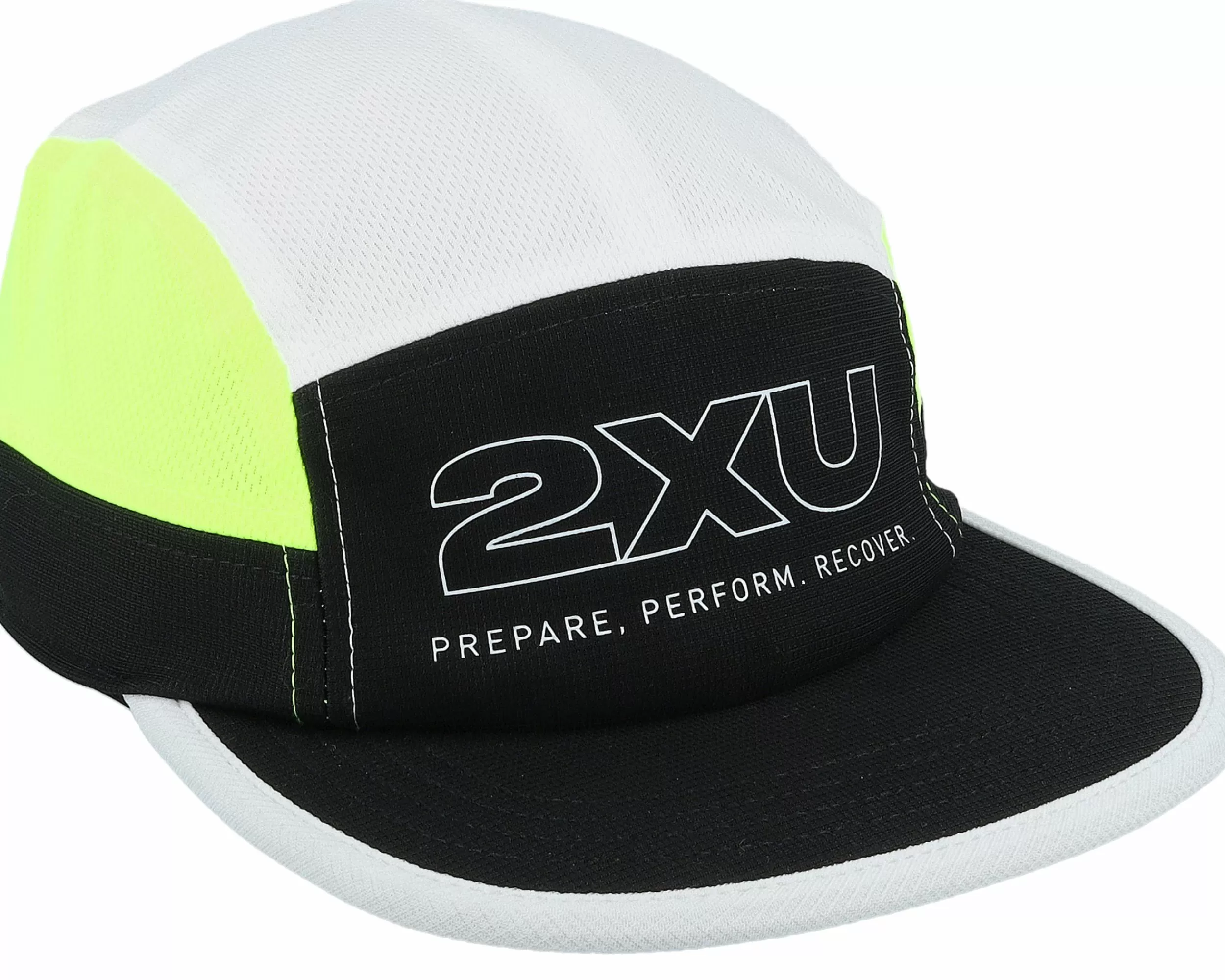 2XU Light Speed Cap Black/Volt 5-Panel - -Unisex 5-Panel