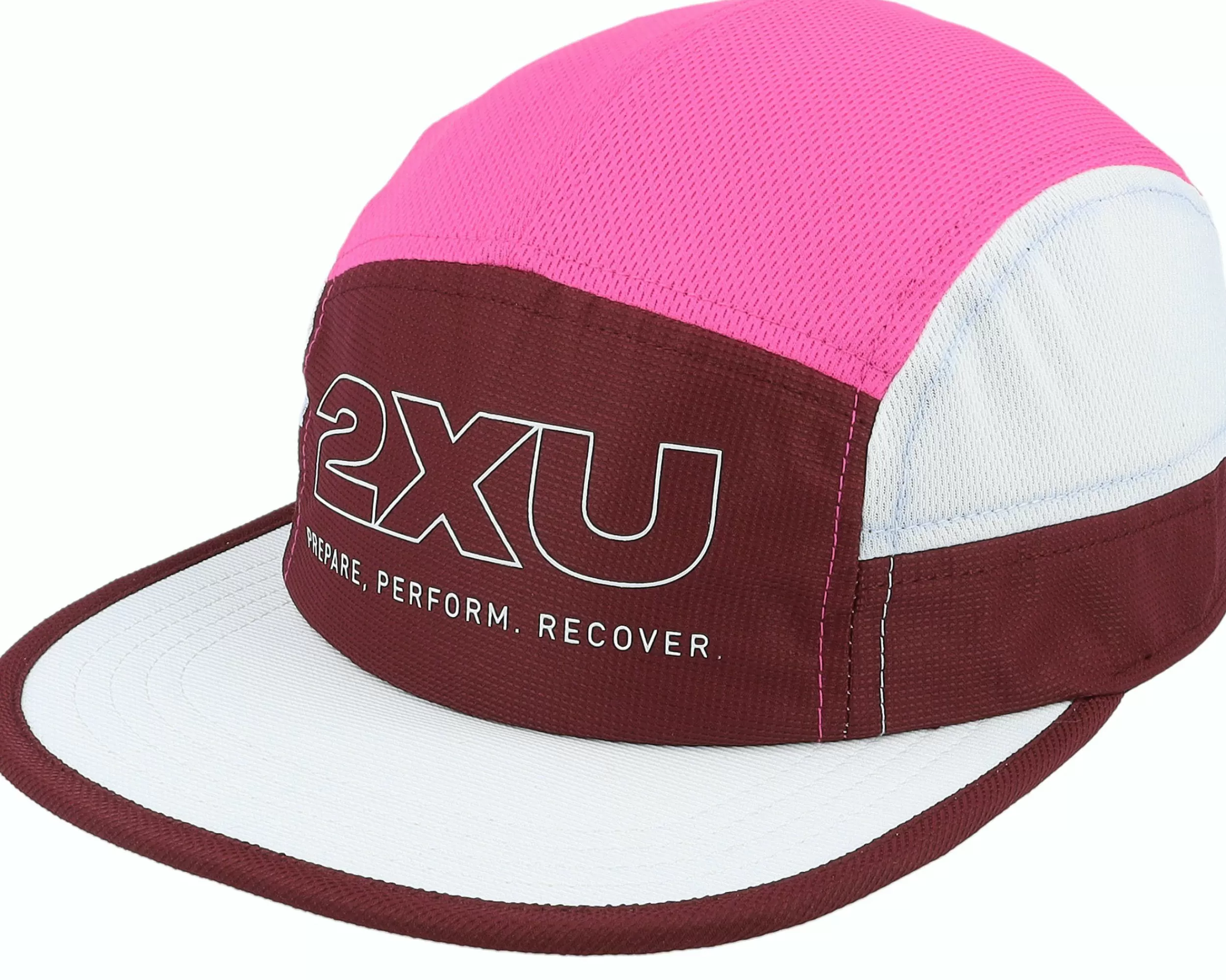 2XU Light Speed Cap Truffle/Fuchsia 5-Panel - -Unisex 5-Panel